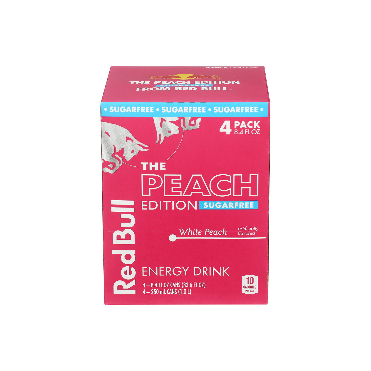 Red Bull White Peach Edition Energy Drink - 250 ml - 4 Count Image 1 of 3
