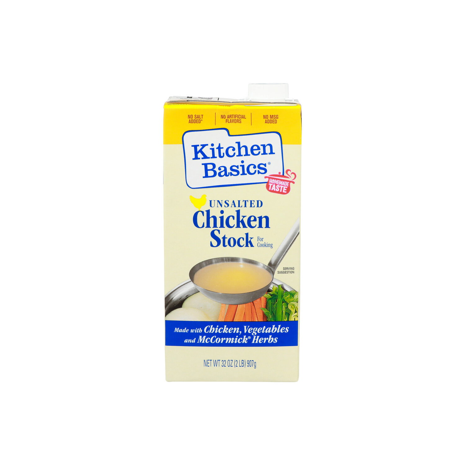 Kitchen Basics Unsalted Chicken Stock - 32 Ounce Image 1 of 4