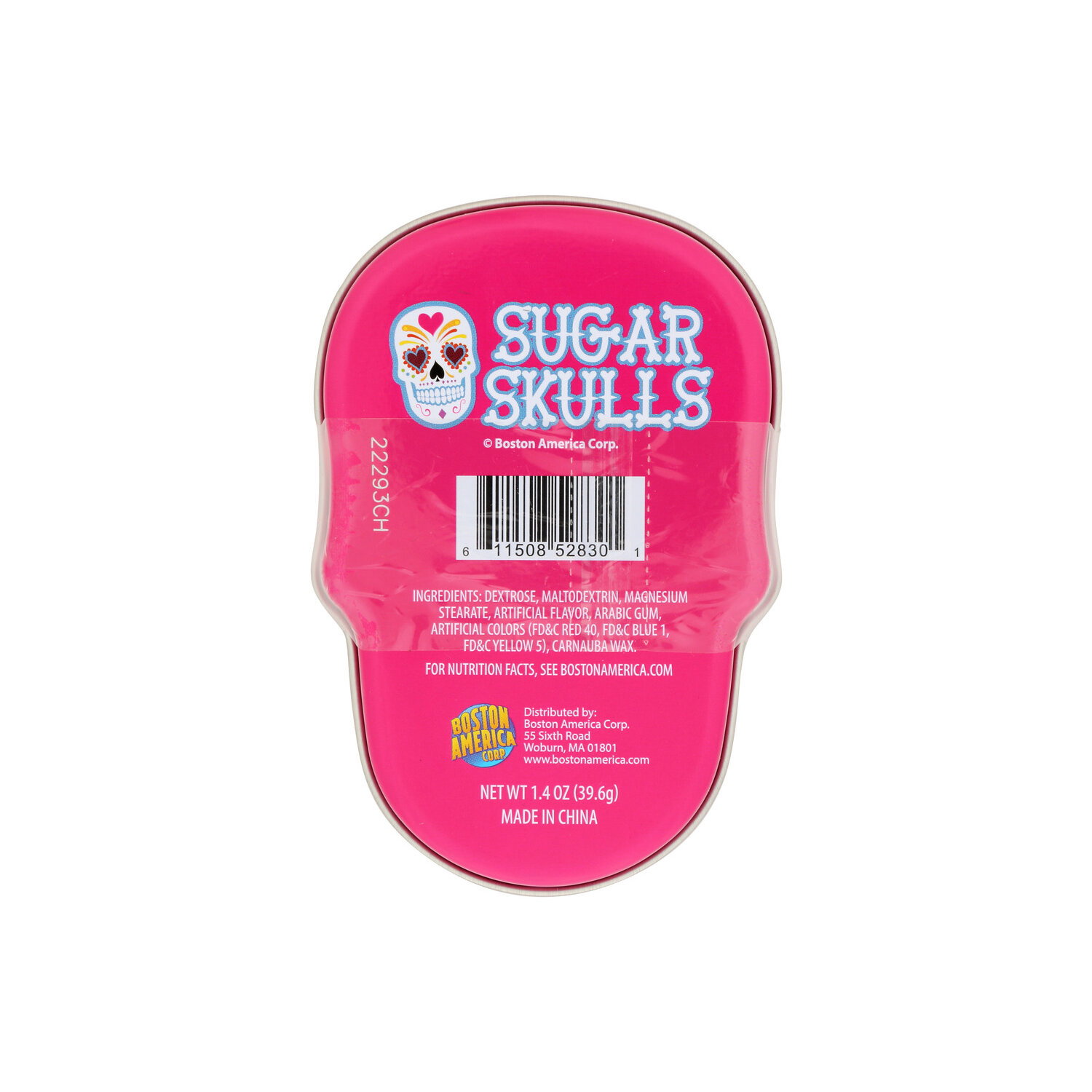 Boston America CORP. Candy Sugar Skulls - 1.4 Ounce Image 1 of 2