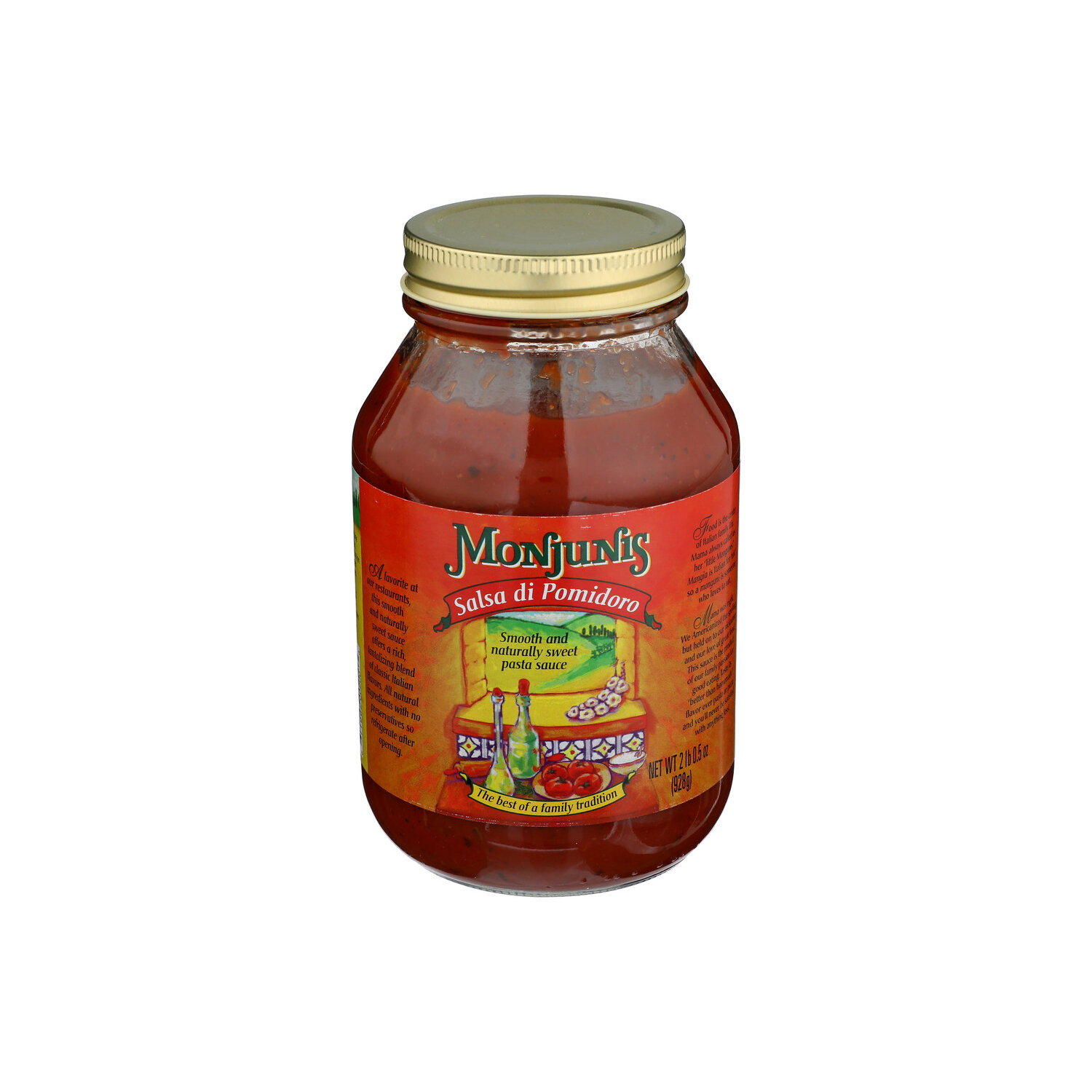 Monjunis Salsa Di Pomidoro - 928 Gram Image 1 of 4