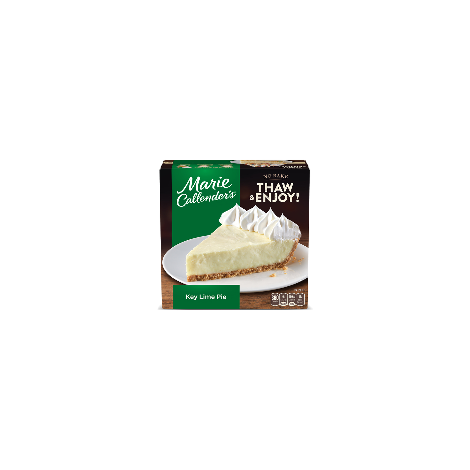 Marie Callender's Key Lime Pie, Thaw & Serve Frozen Dessert - 30.4 Ounce Image 1 of 4