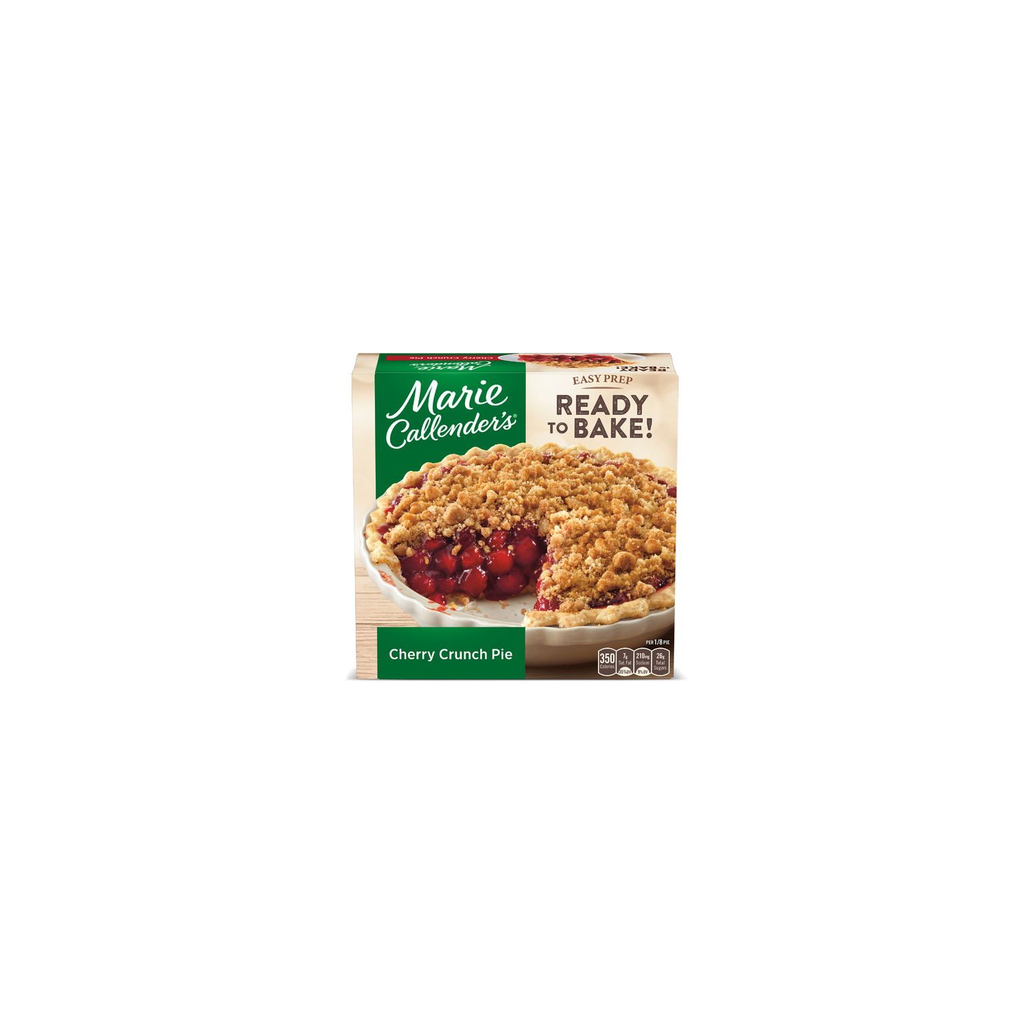 Marie Callender's Cherry Crunch Pie, Ready To Bake Frozen Dessert - 36 Ounce Image 1 of 4