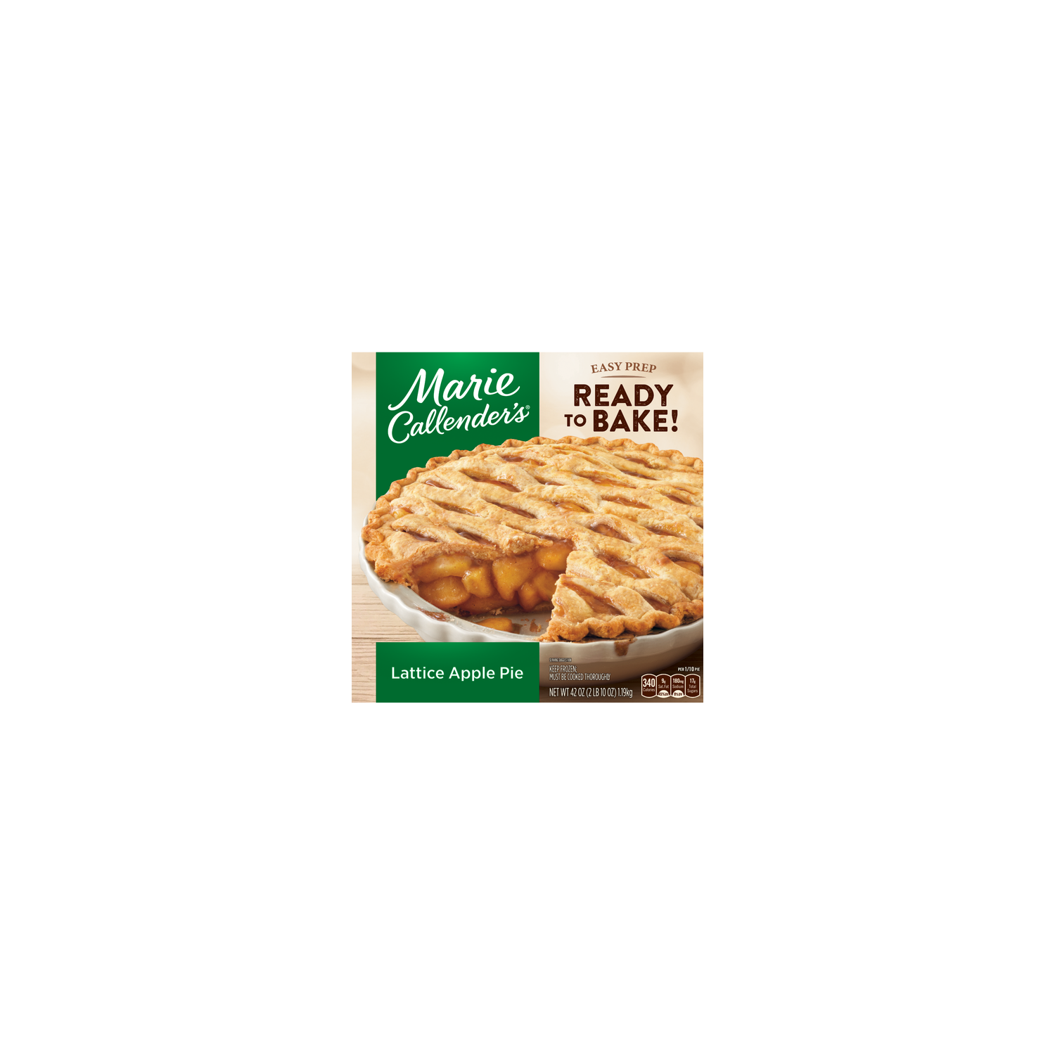 Marie Callender's Lattice Apple Pie, Frozen Dessert - 42 Ounce Image 1 of 2