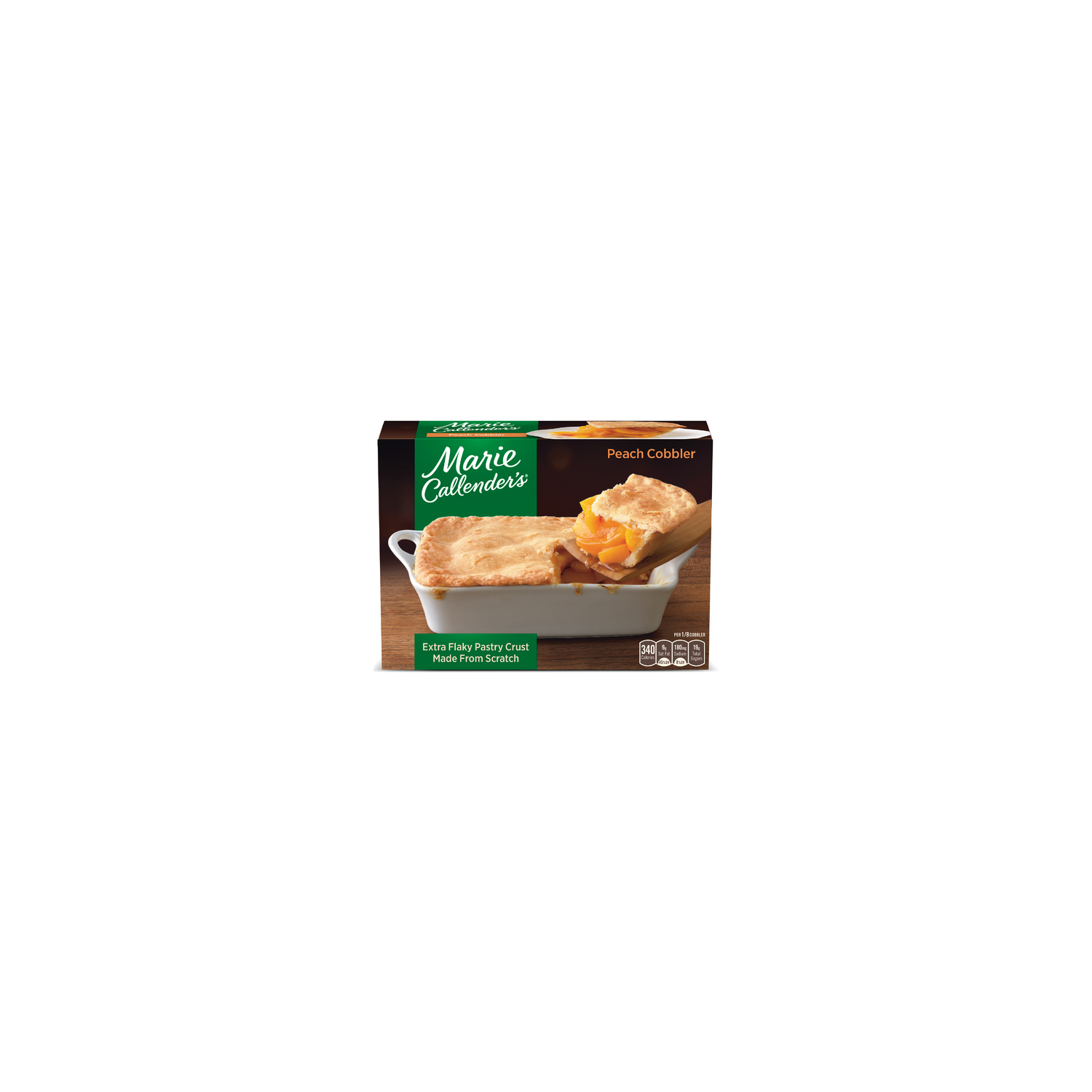 Marie Callender's Peach Cobbler, Frozen Dessert Pie - 32 Ounce Image 1 of 4