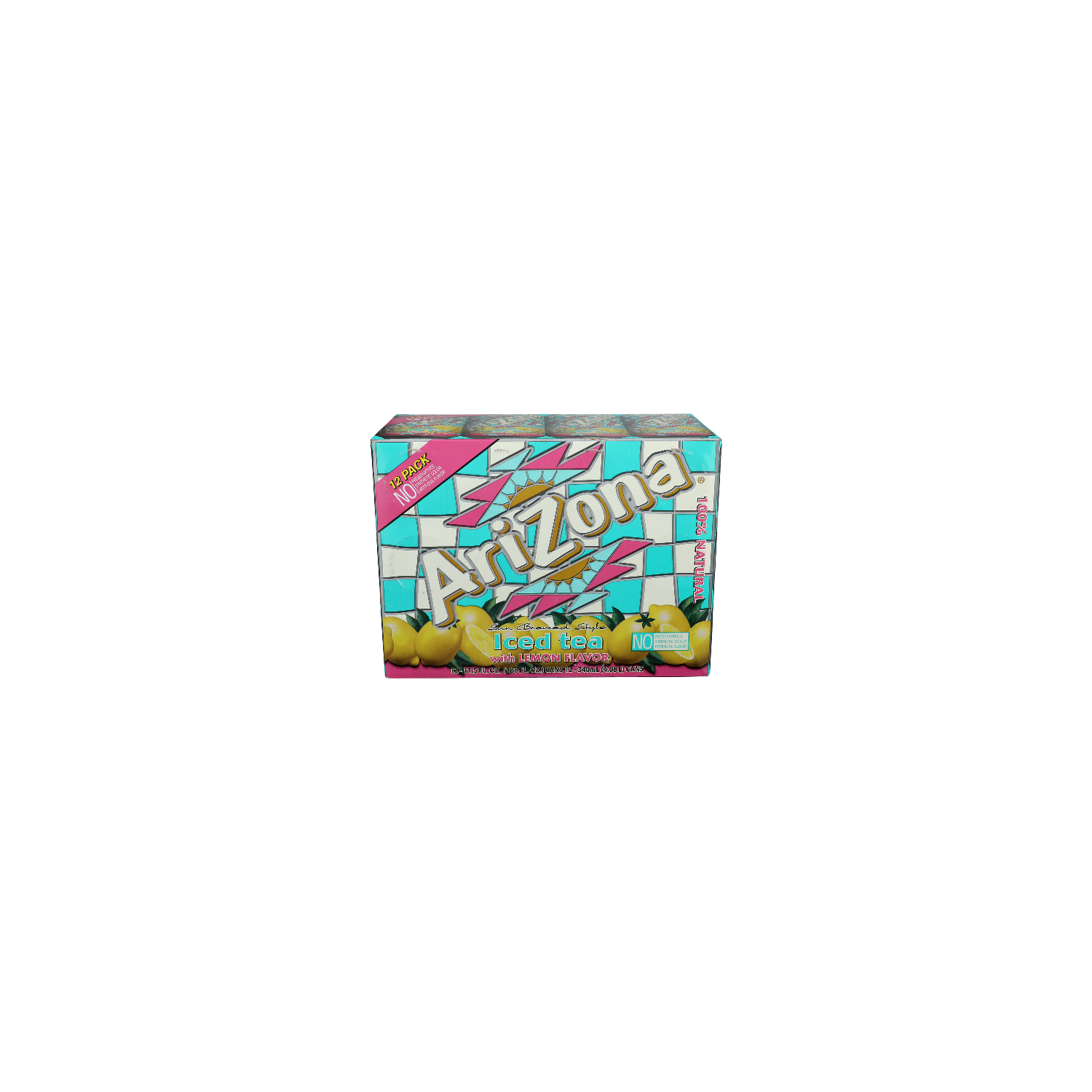 Arizona Lemon Tea 12 - 11.5 Fluid Ounce - 12 Count Image 1 of 4