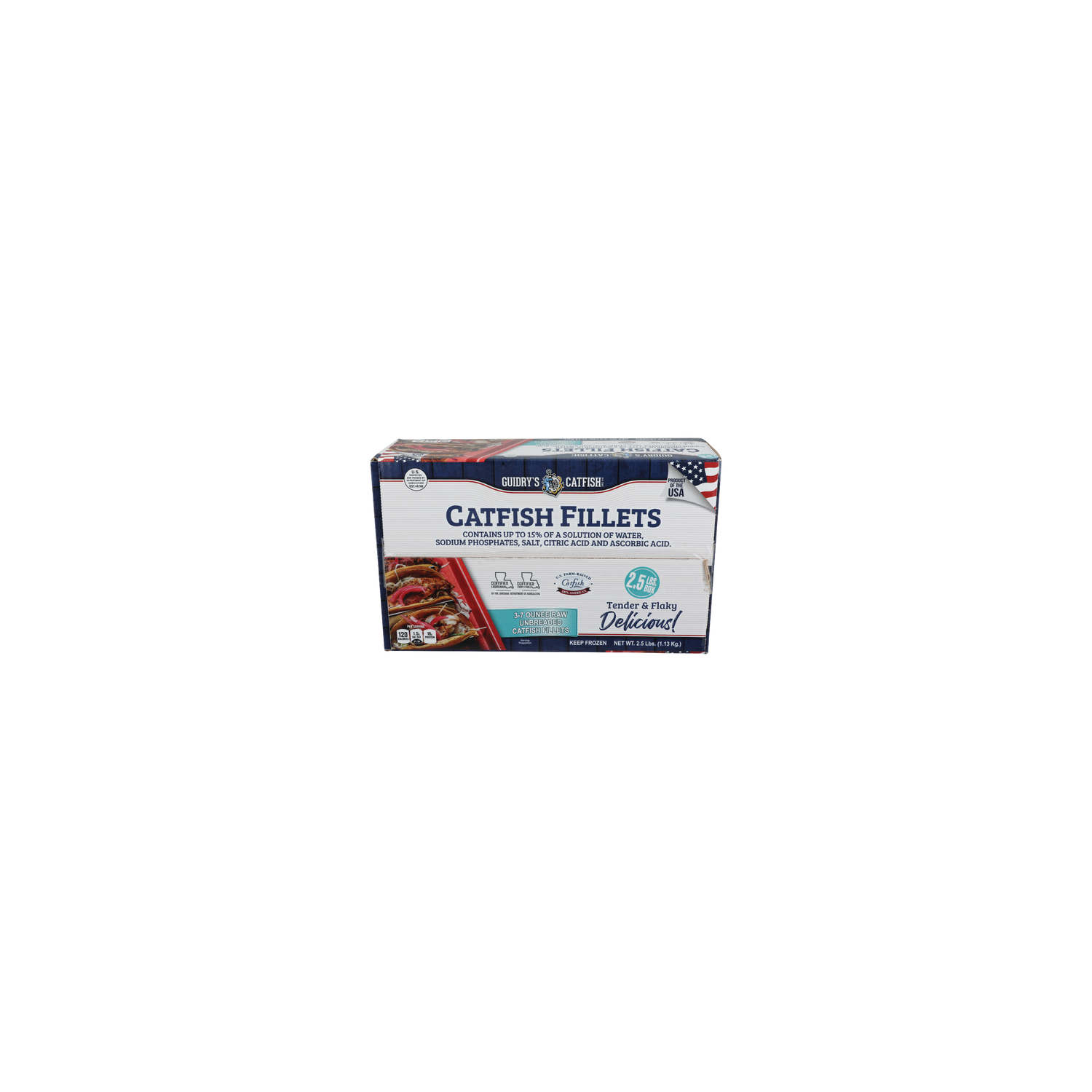 Guidry's Catfish Fillets - 2.5 Pound Image 1 of 4