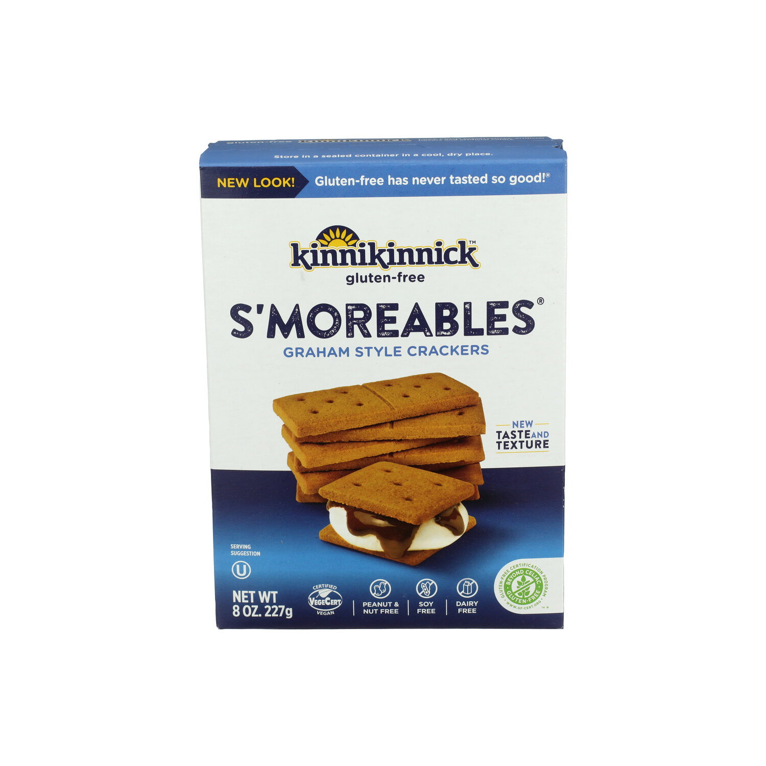 Kinnikinnick S'moreables Crackers Graham Style - 8 Ounce Image 1 of 4
