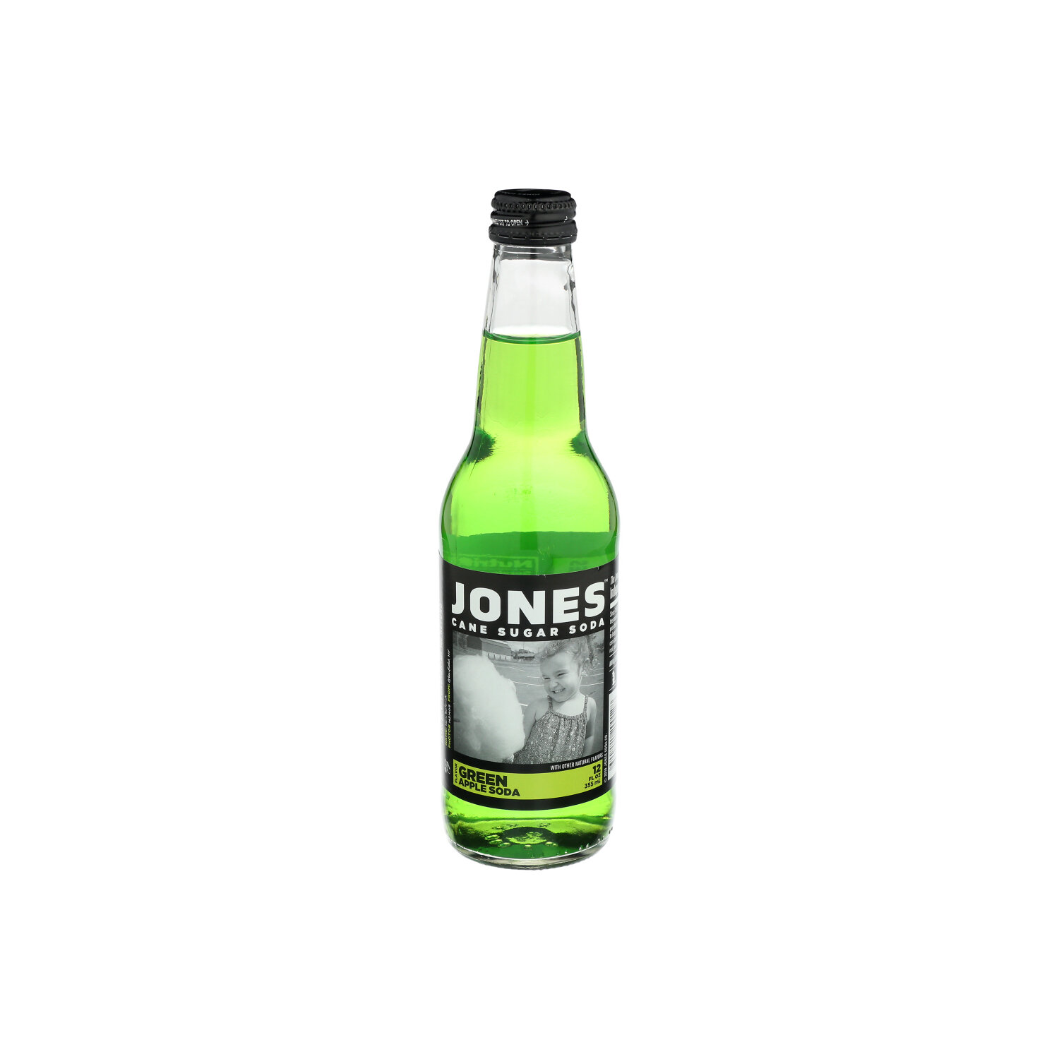 Jones Soda Green Apple - 12 Ounce Image 1 of 4