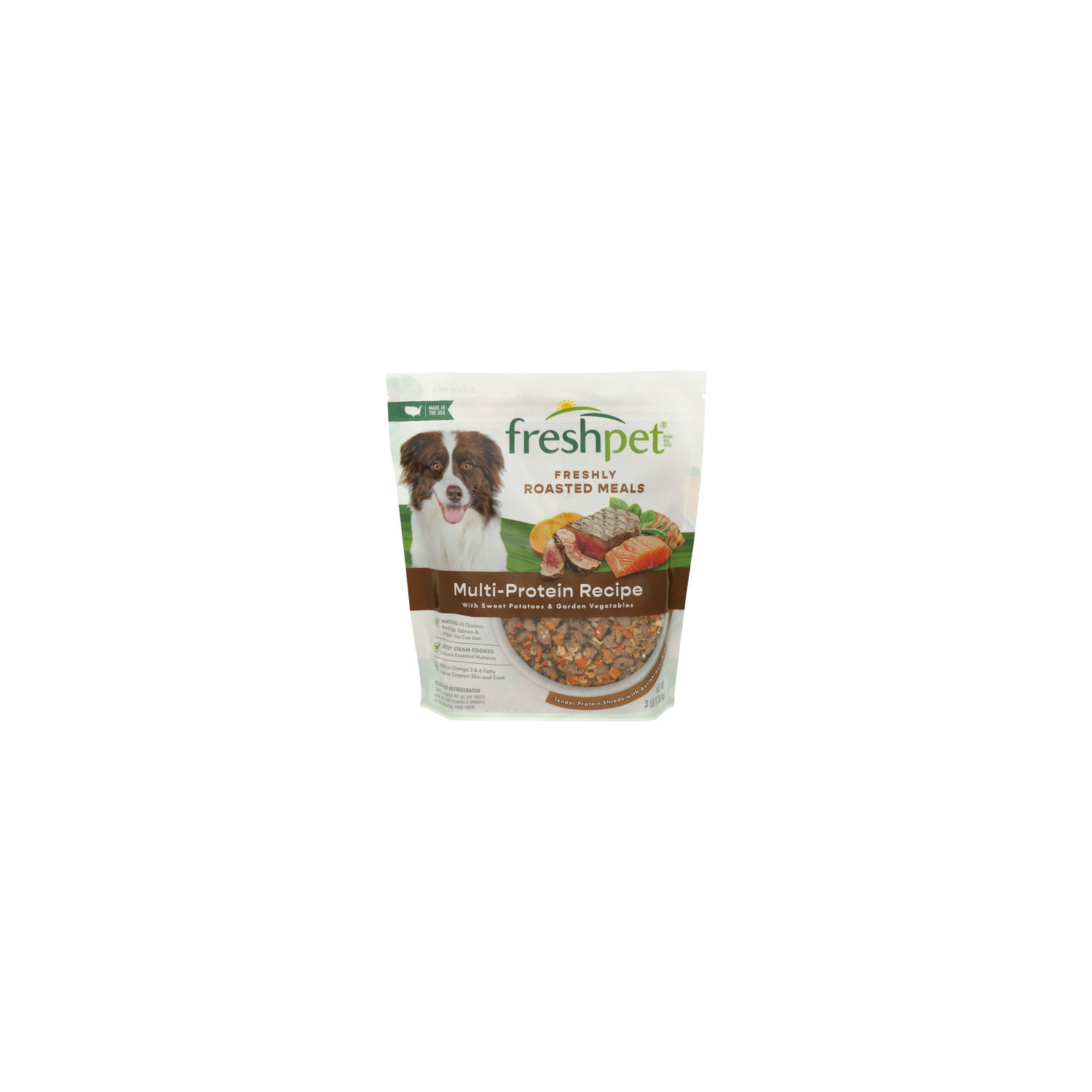 Freshpet Chicken, Beef, Egg & Salmon Recipe With Sweet Potatoes & Garden Vegetables Multiprotein Dog Food - 3 Pound Image 1 of 4