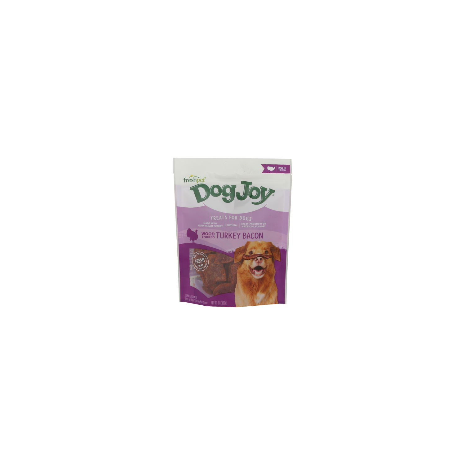Dog Joy Turkey Bag Fresh Refrigerated Treats For Dogs Bacon - 3 Ounce Image 1 of 4