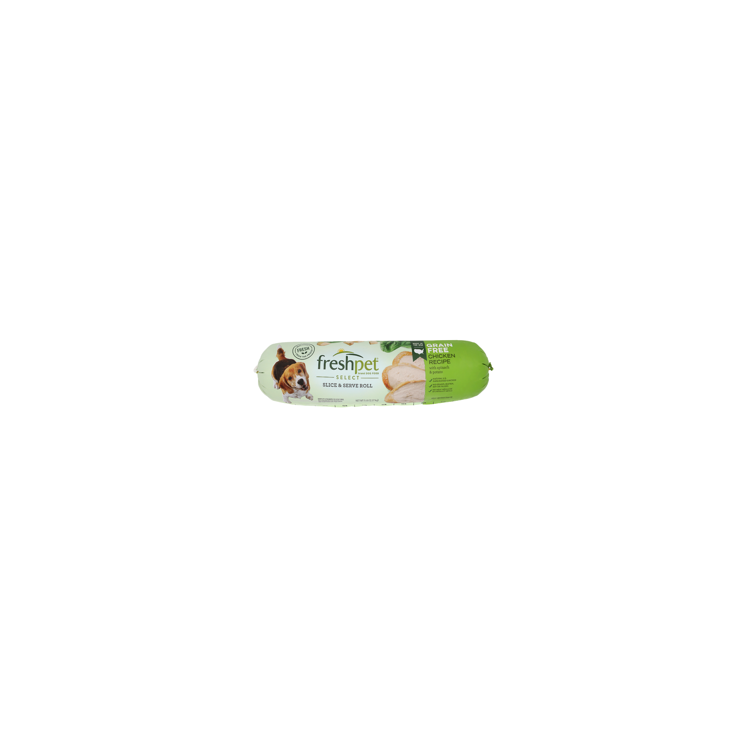 Freshpet Select Fresh Refrigerated Food For Dogs Chicken Recipe With Spinach & Potato - 5 Pound Image 1 of 4