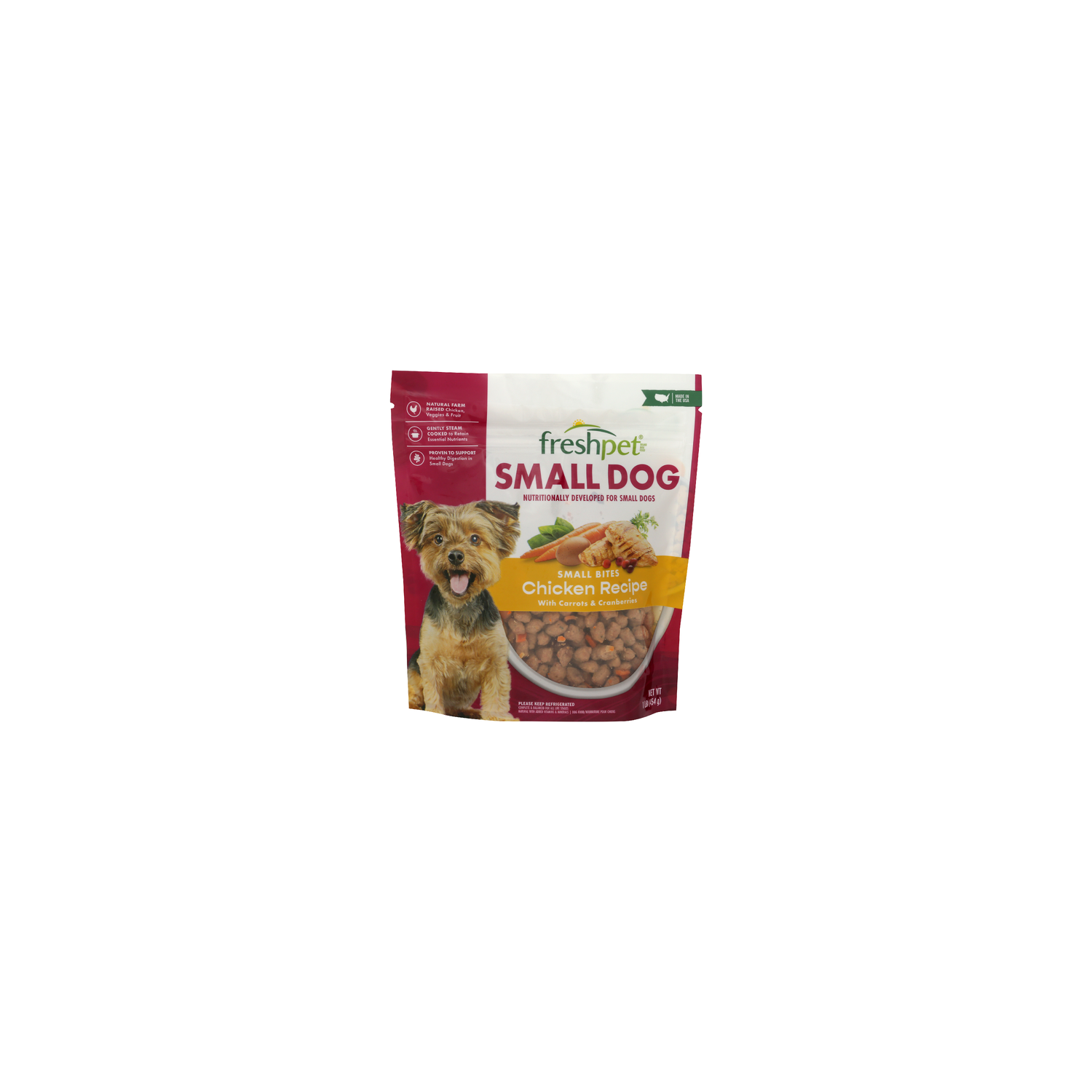 Freshpet Chicken Recipe Small Bite Wet Dog Food - 1 Pound Image 1 of 4