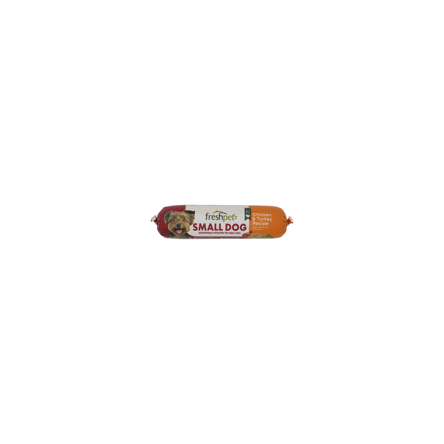 Freshpet Chicken & Turkey Small Dog Roll Fresh Refrigerated Food For Dogs - 1 Pound Image 1 of 4