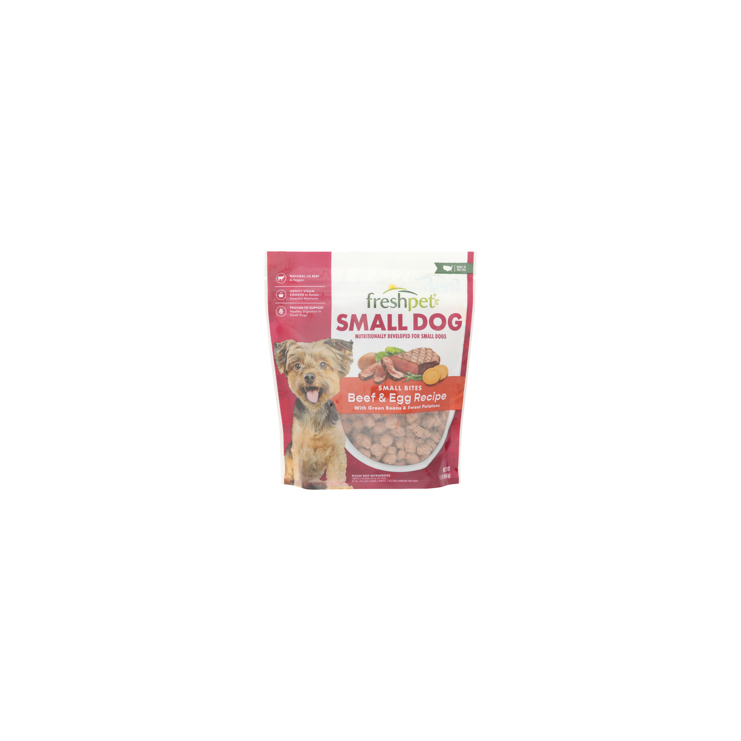 Freshpet Beef & Egg Recipe Small Bite Food - 1 Pound Image 1 of 4