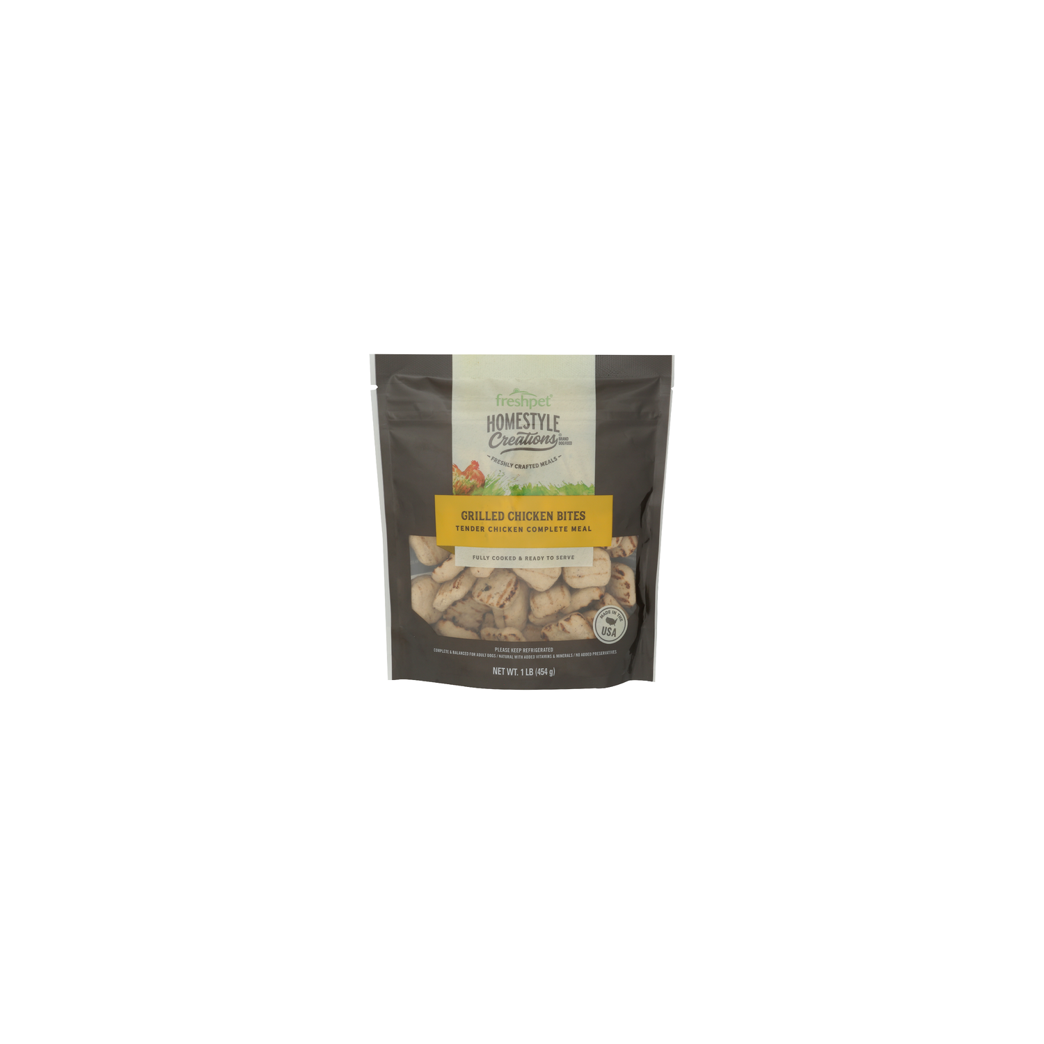 Homestyle Creations Chicken Freshpet Grilled Bites Tender Complete Meal Dog Food - 1 Pound Image 1 of 4
