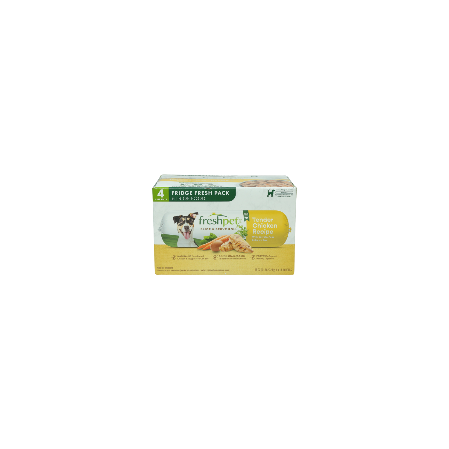 Freshpet Select Fresh Refrigerated Food For Dogs - 1.5 Pound - 4 Count