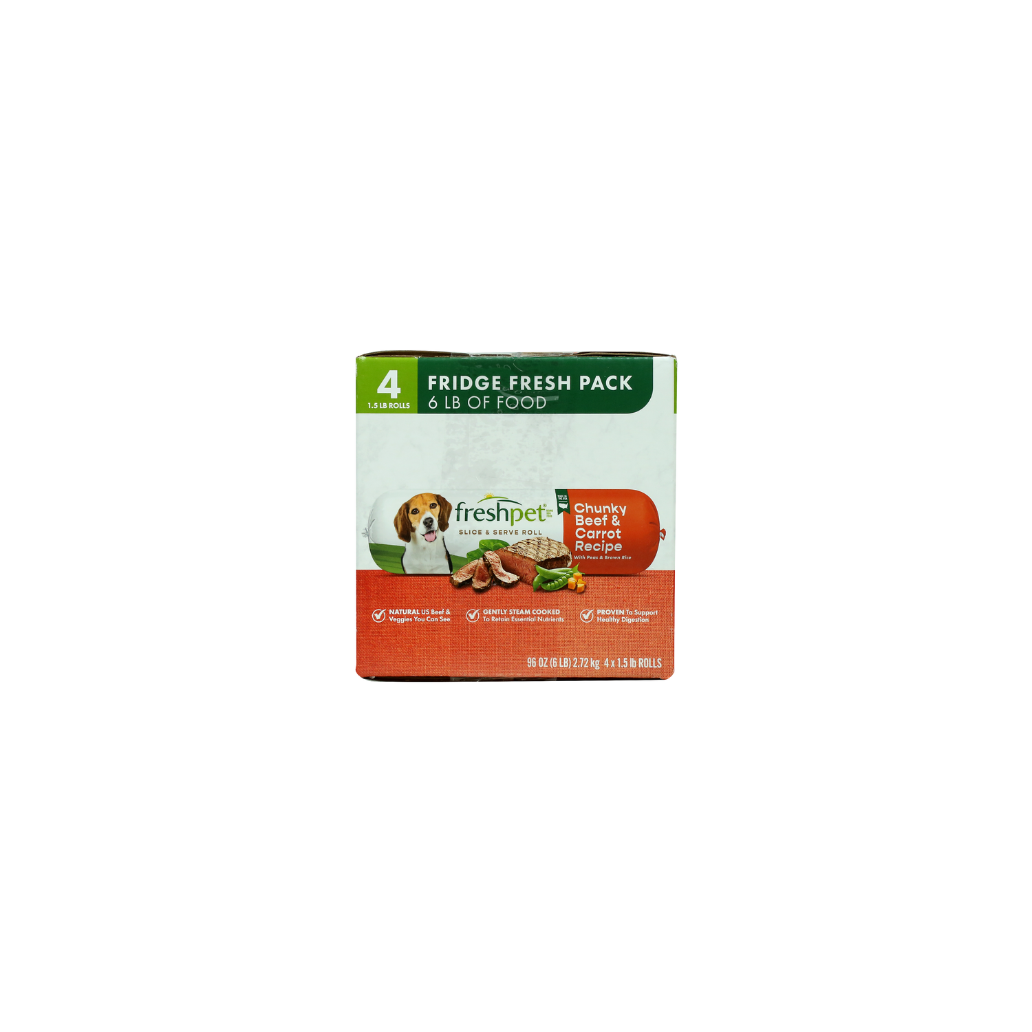 Freshpet Select Fresh Refrigerated Food For Dogs - 1.5 Pound - 4 Count