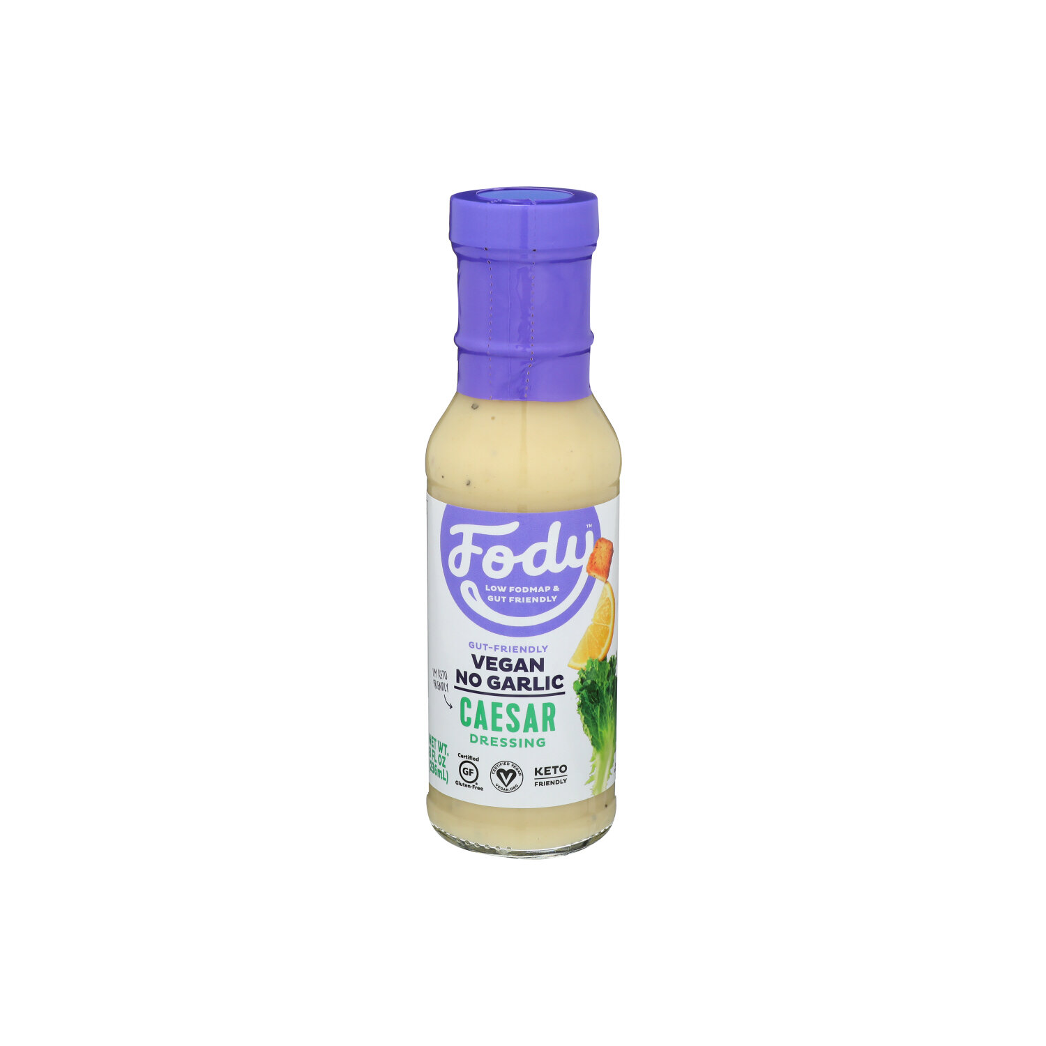 Fody Caesar Salad Dressing Low Fodmap - 8 Fluid Ounce Image 1 of 4