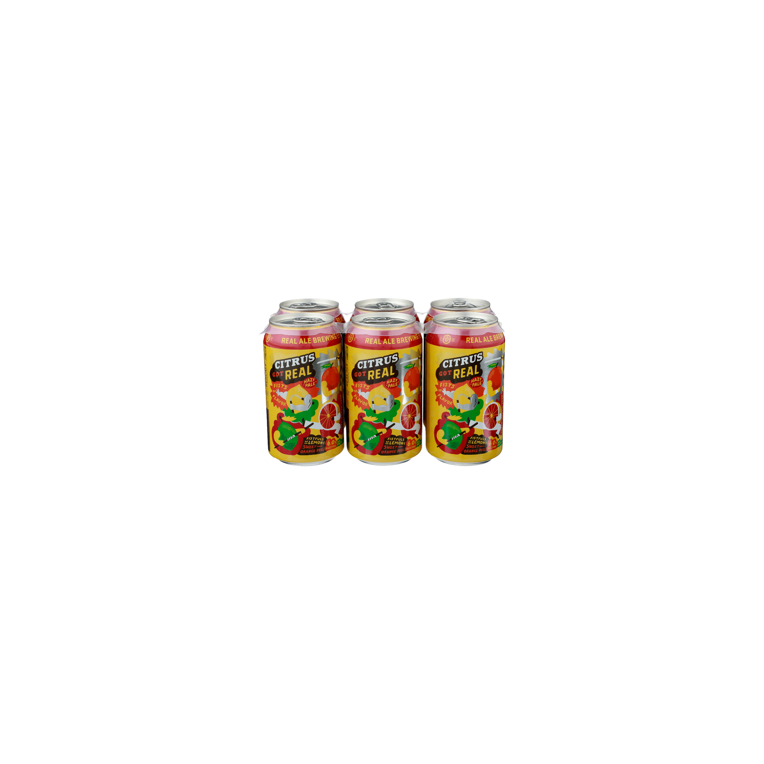 Real Ale Brewing Co Fistfuls Of Lemon & Sweet Orange Peel Citrus Got Real - 6 Count Image 1 of 2