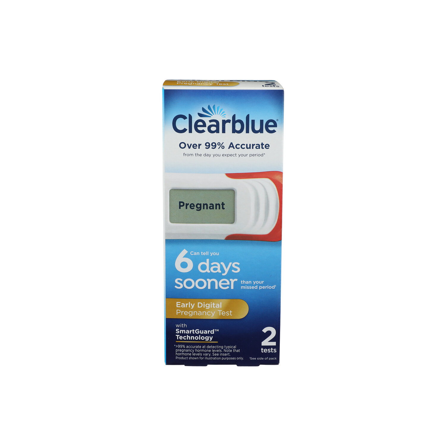Clearblue Pregnancy Test, Early Digital - 2 Count Image 1 of 2