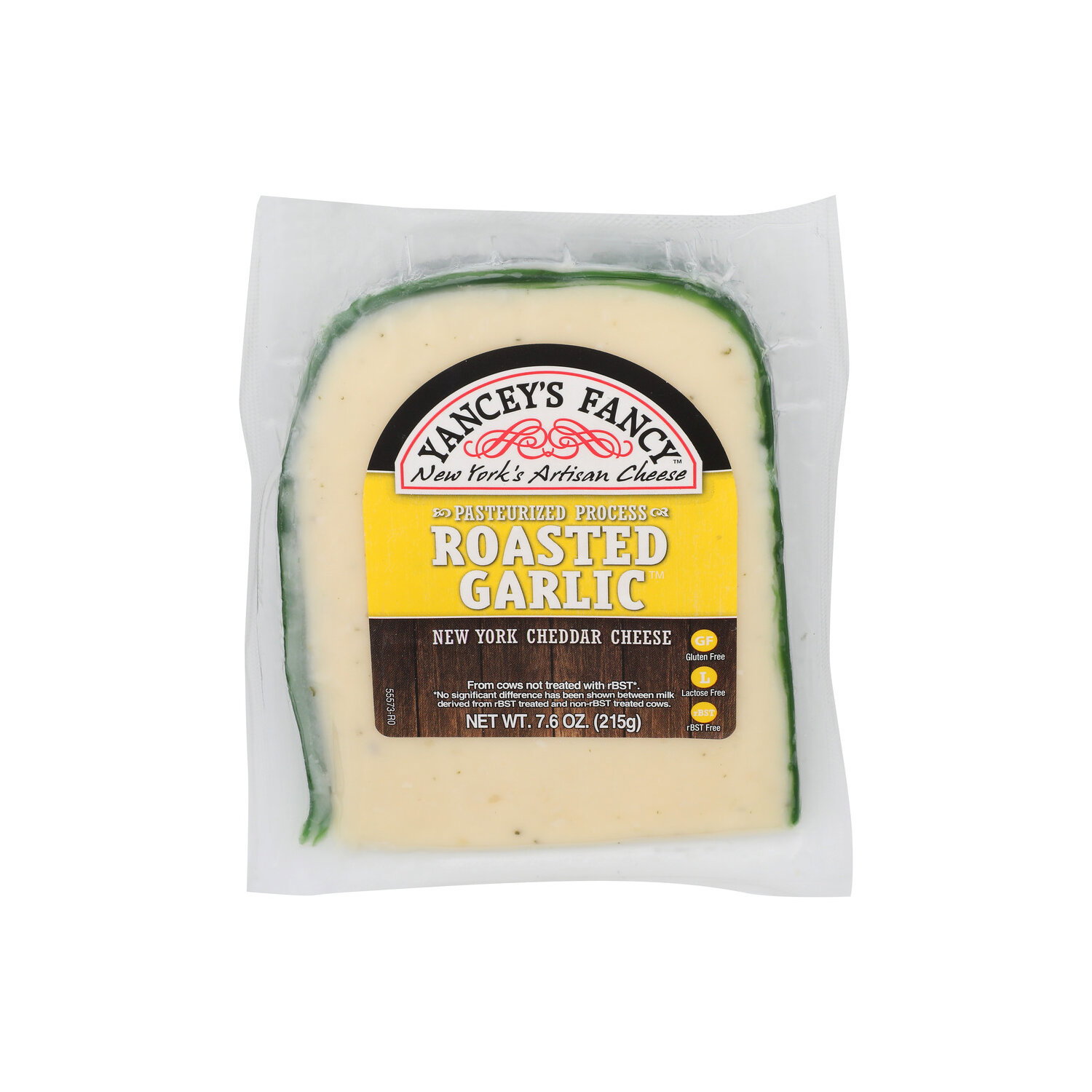 YANCEY's Fancy New York Cheddar Cheese Roasted Garlic - 7.6 Ounce Image 1 of 4