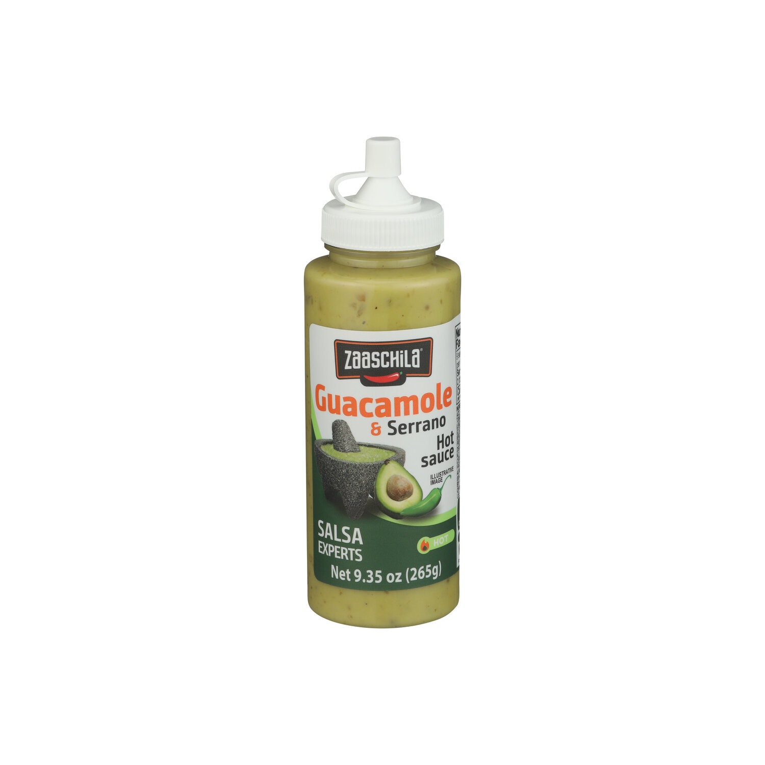 Zaaschila Guacamole & Serrano Hot Salsa Experts - 9.35 Ounce Image 1 of 2