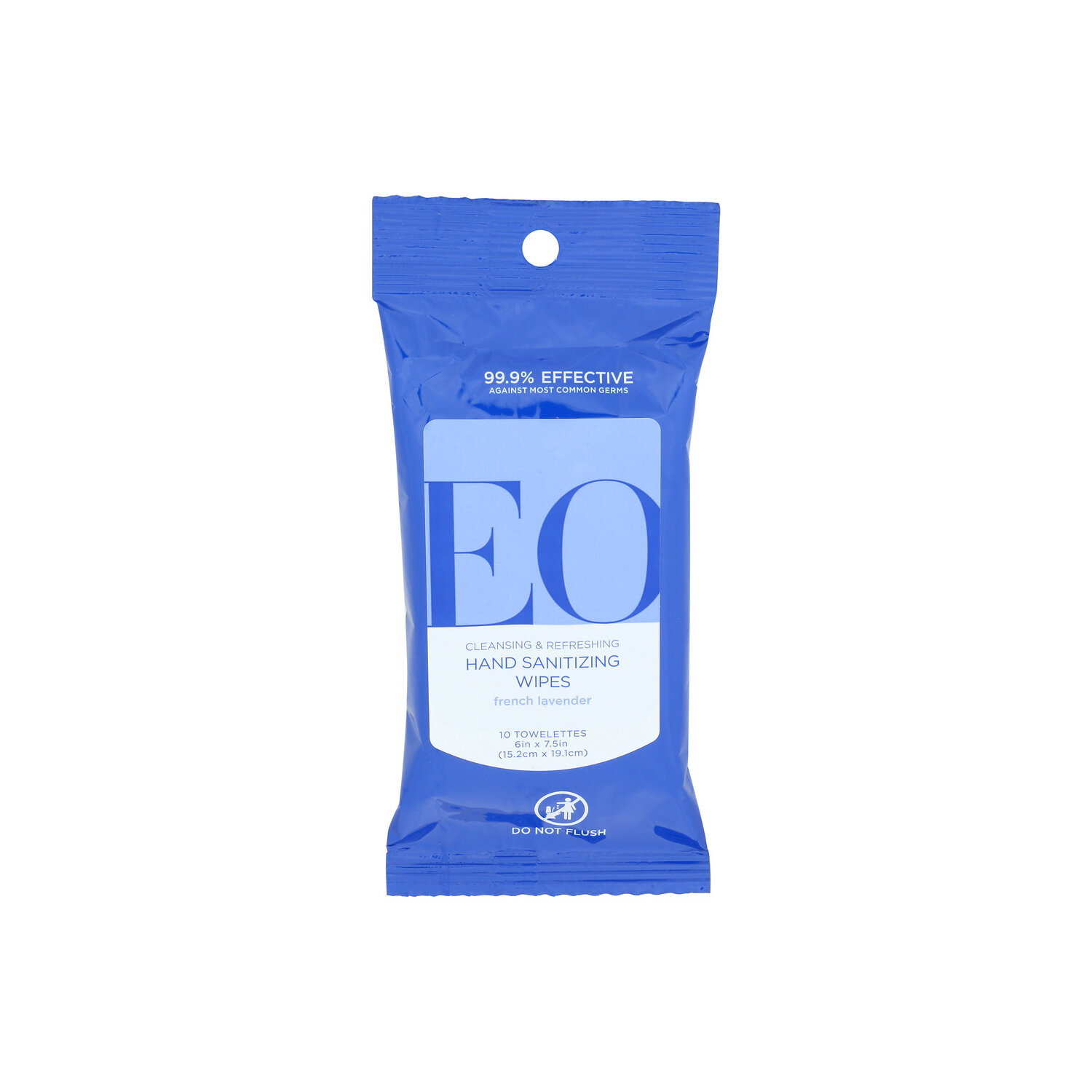 EO Organic French Lavender Hand Sanitizing Wipe - 10 Count Image 1 of 2
