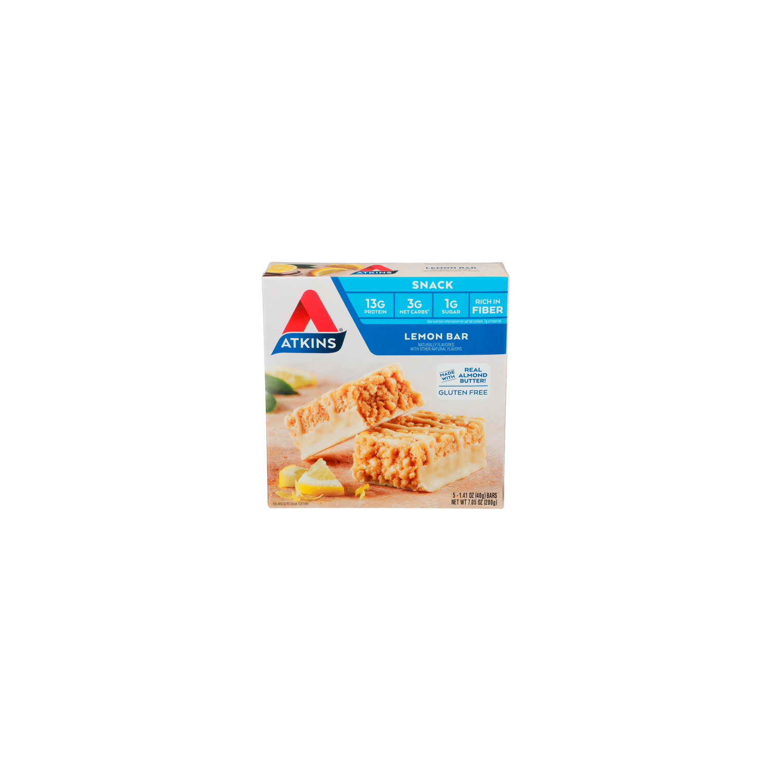 Atkins Lemon Bar - 1.41 Ounce - 5 Count Image 1 of 4