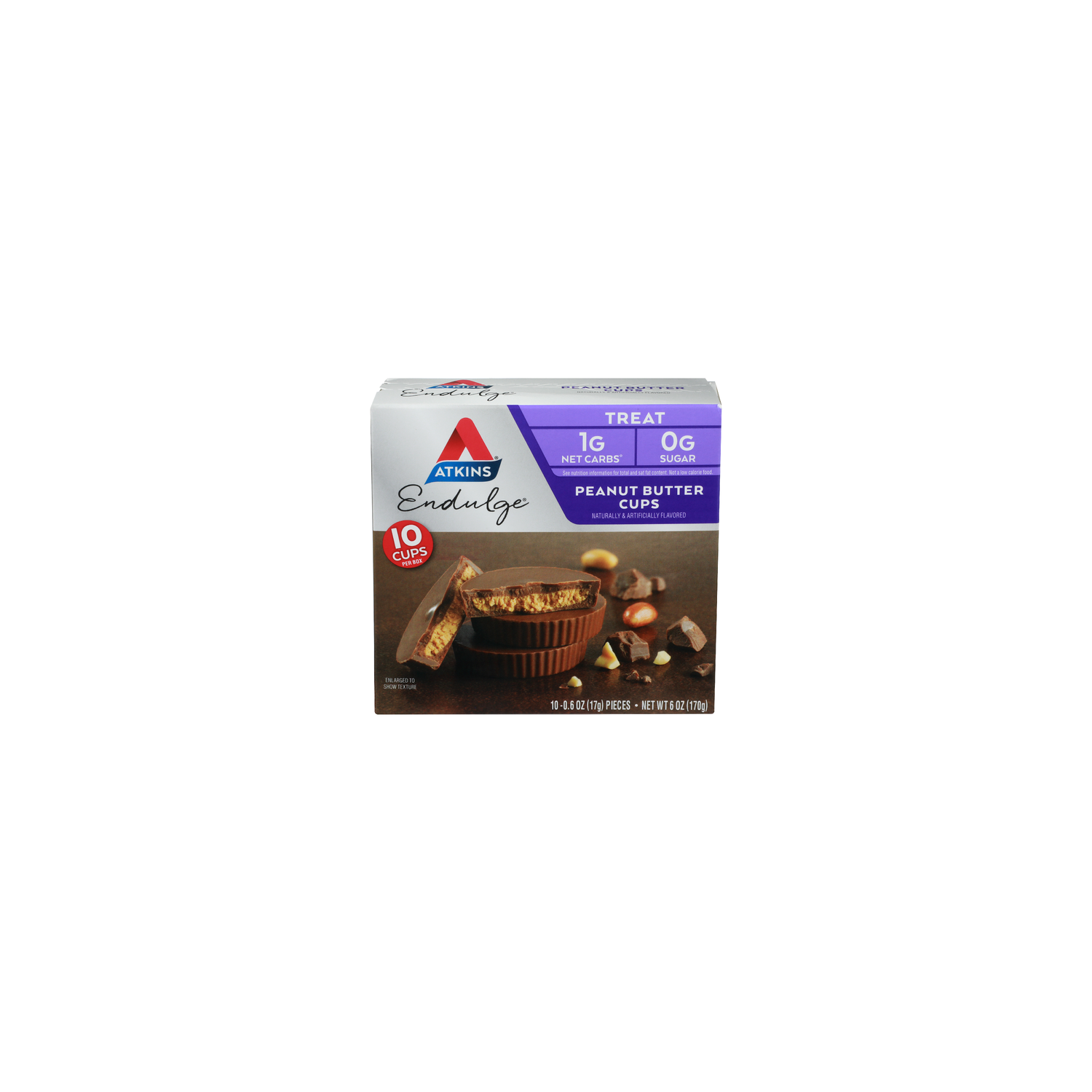 Atkins Endulge Peanut Butter Cups - 0.6 Ounce - 10 Count Image 1 of 4