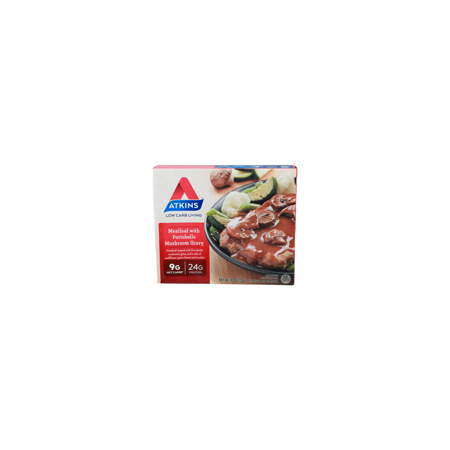 Atkins Meatloaf With Portobello Mushroom Gravy - 9 Ounce Image 1 of 4