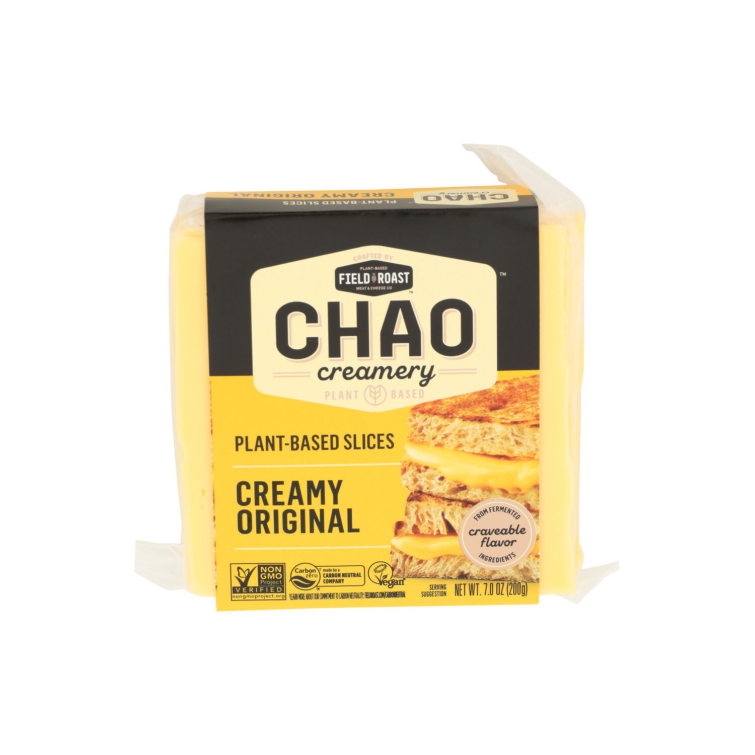 Field Roast MEAT & CHEESE Co Creamy Original 8X7 Oz Fr Chao Slices 8X7OZ - 7 Ounce Image 1 of 4