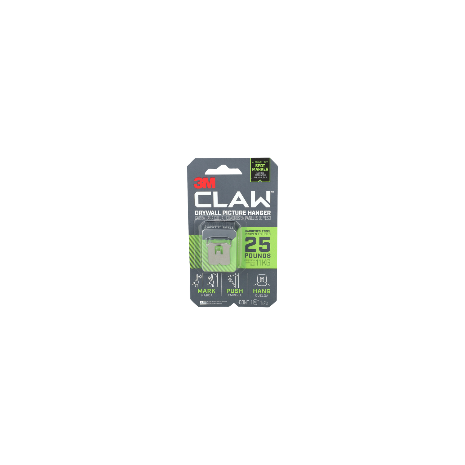 3M Claw Drywall Picture Hanger - 1 Each Image 1 of 2
