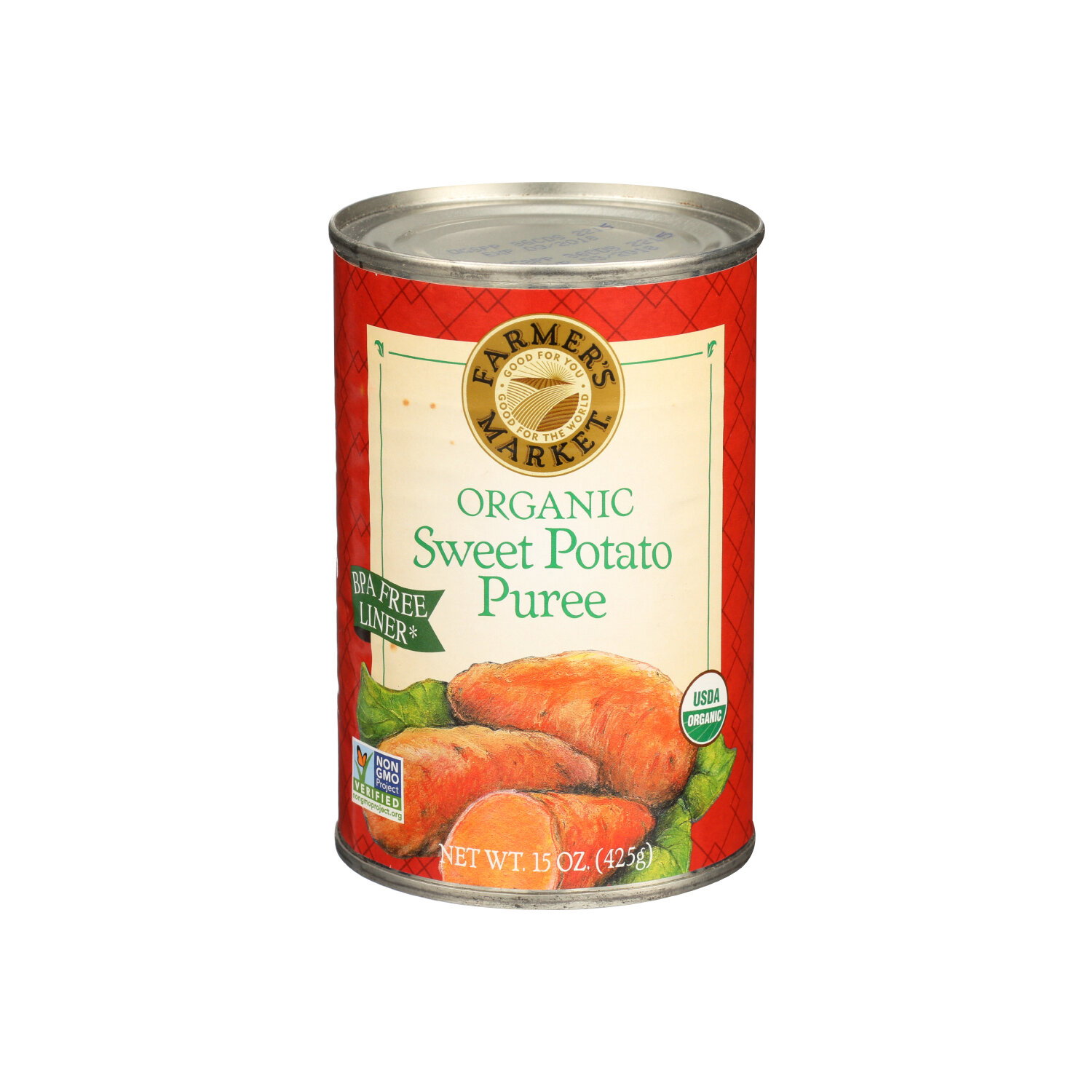 FARMER's Market Sweet Potato Puree - 15 Ounce Image 1 of 2