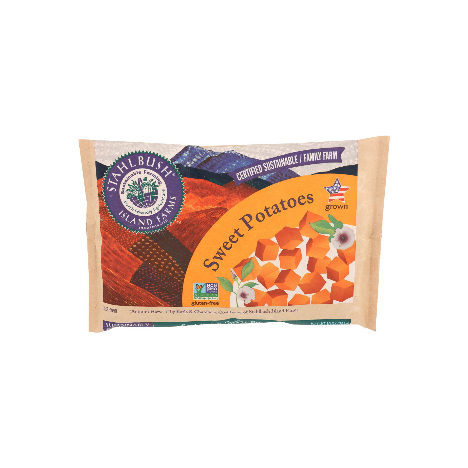Stahlbush Island Farms Sweet Potatoes Diced - 10 Ounce Image 1 of 2