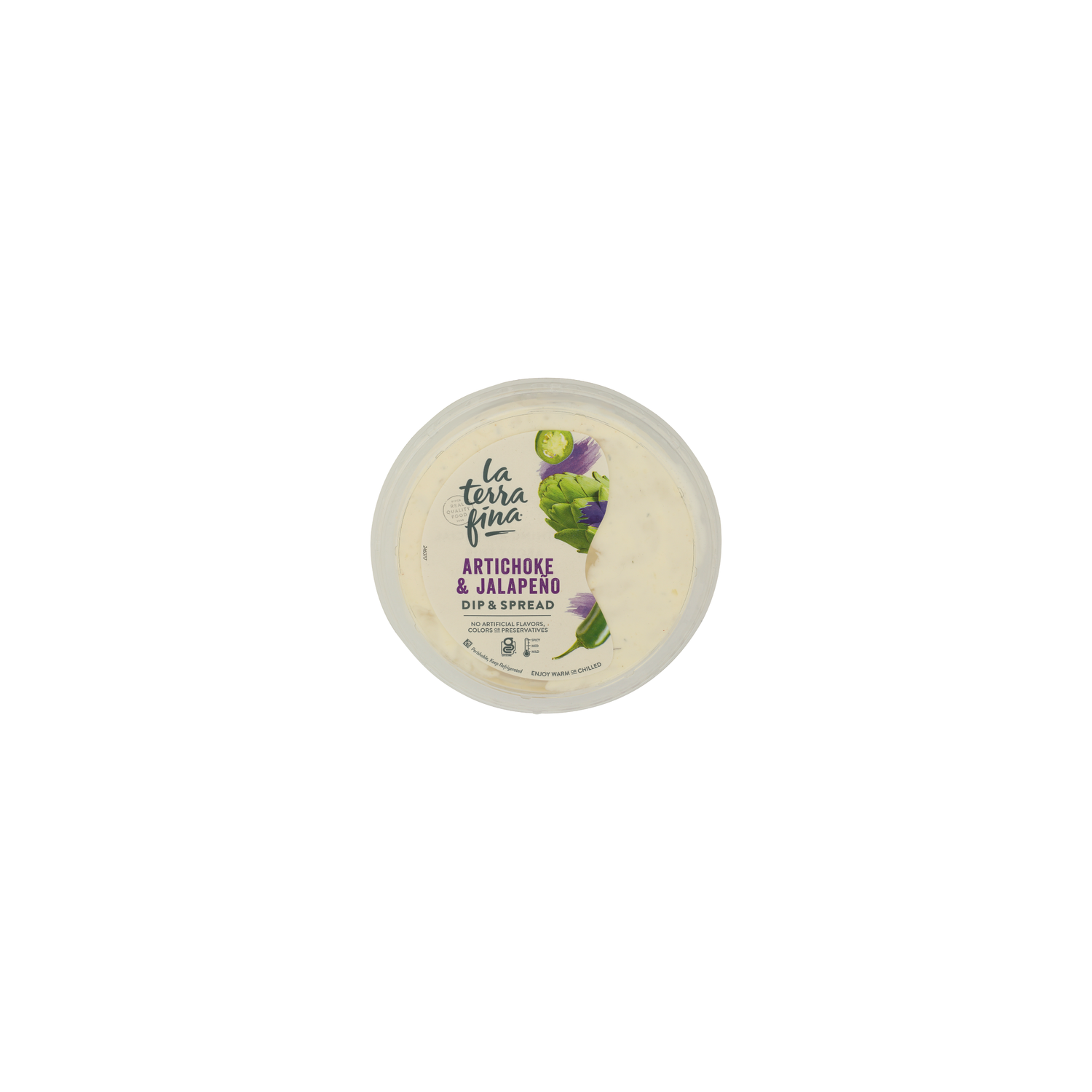 La Terra Fina Cream Cheese Based Artichoke & Jalapeno Dip Spread - 10 Ounce Image 1 of 4