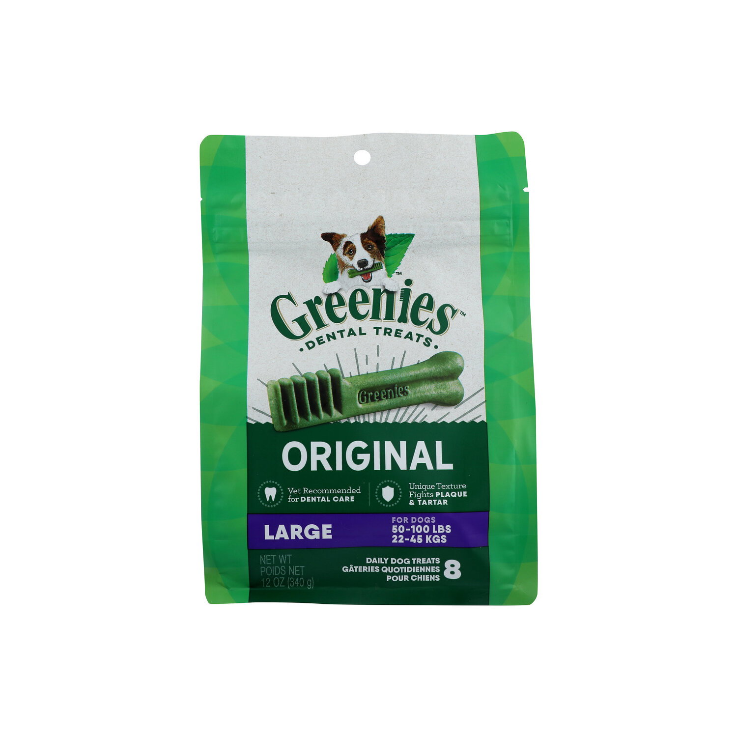 Greenies Daily Dental Treats, Original, Large - 1.5 Ounce - 8 Count Image 1 of 4