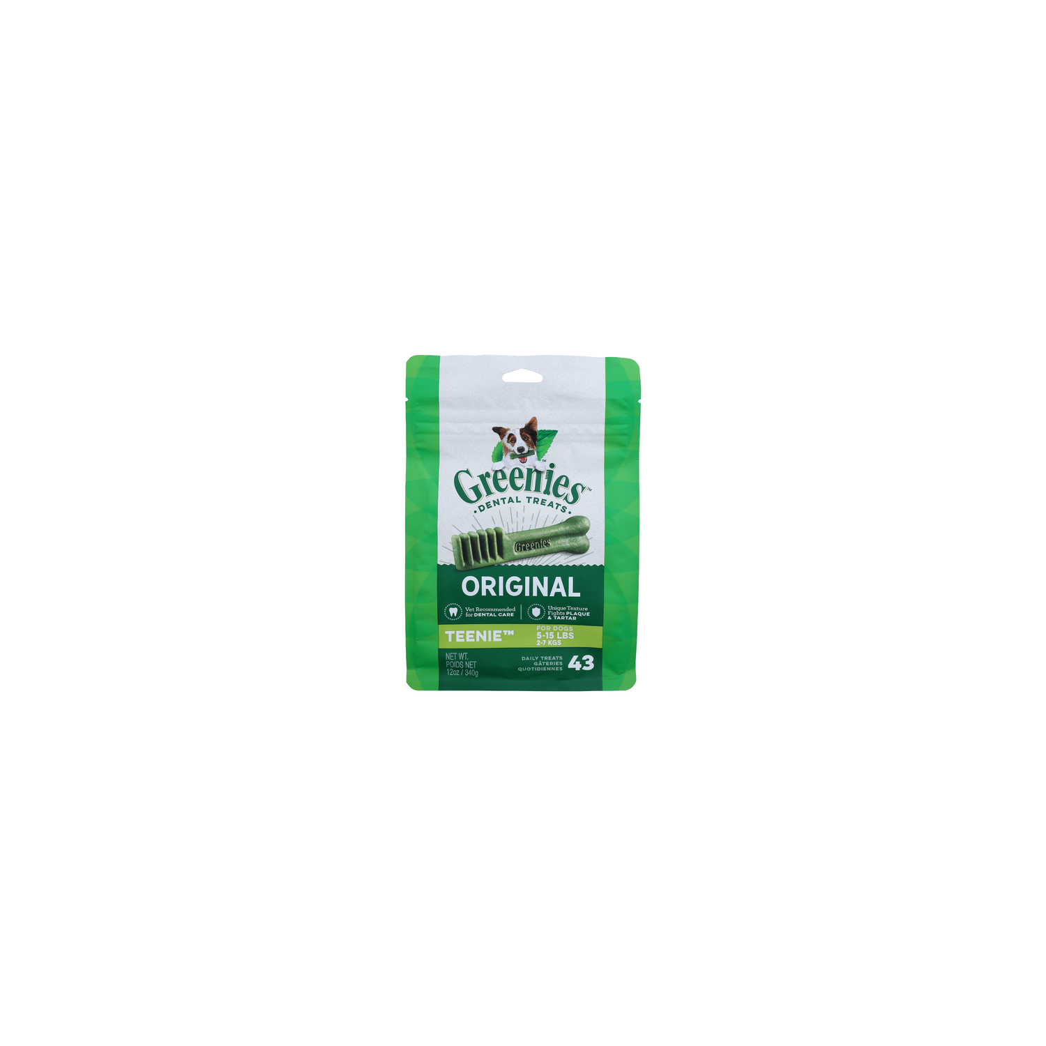 Greenies Original Dental Treats - 0.279 Ounce - 43 Count Image 1 of 3