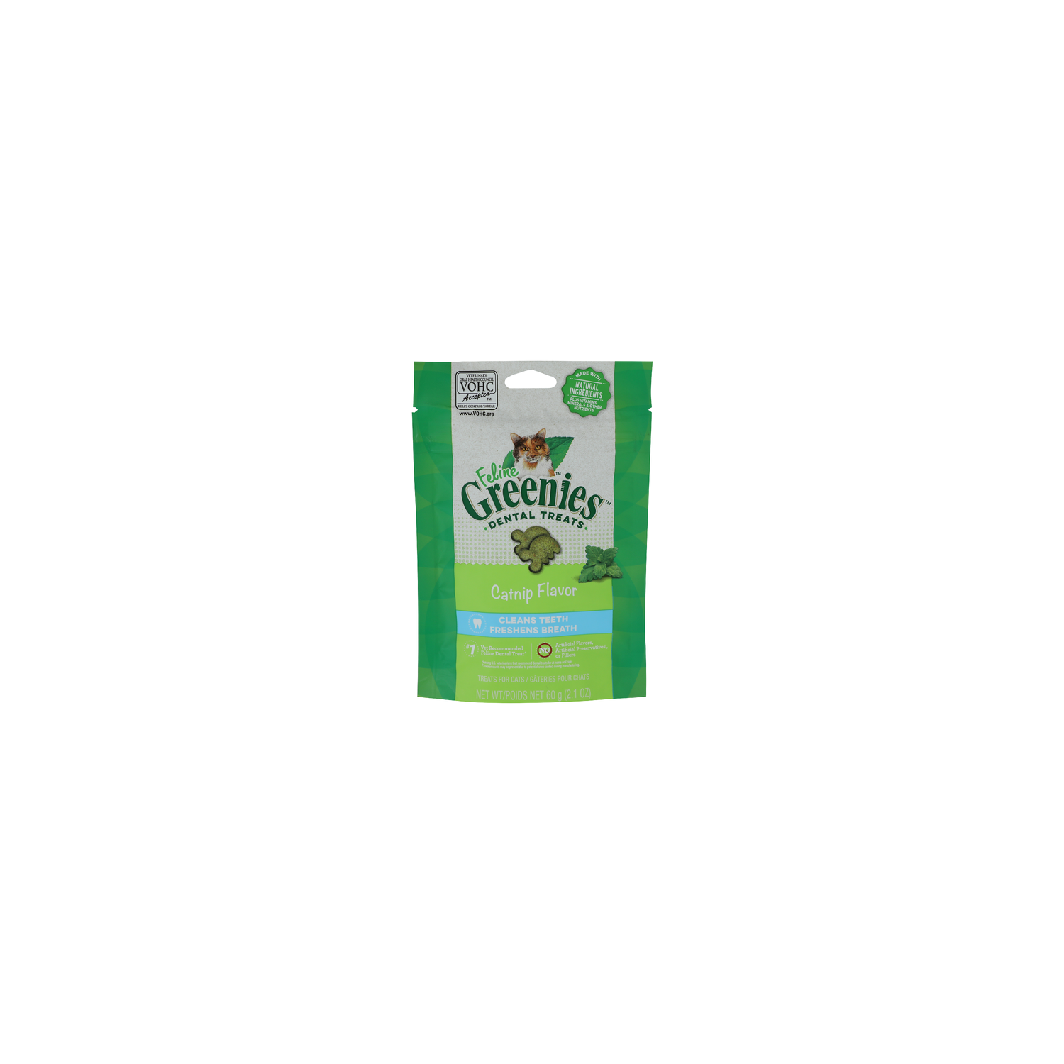 Greenies Feline Treats For Cats, Catnip Flavor - 2.1 Ounce Image 1 of 4