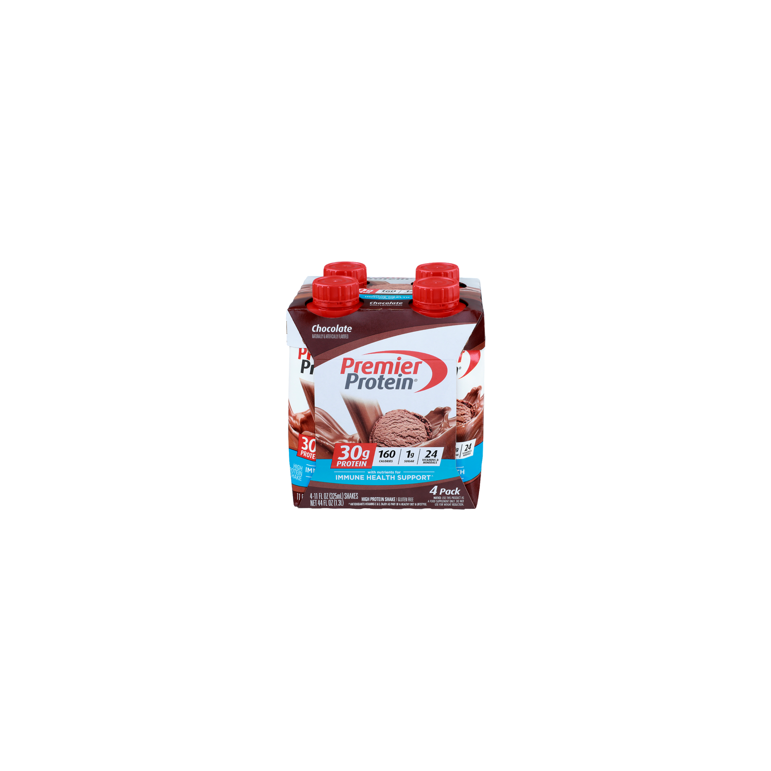 Premier Protein Chocolate Shakes High Protein Shake - 11 Fluid Ounce - 4 Count Image 1 of 2