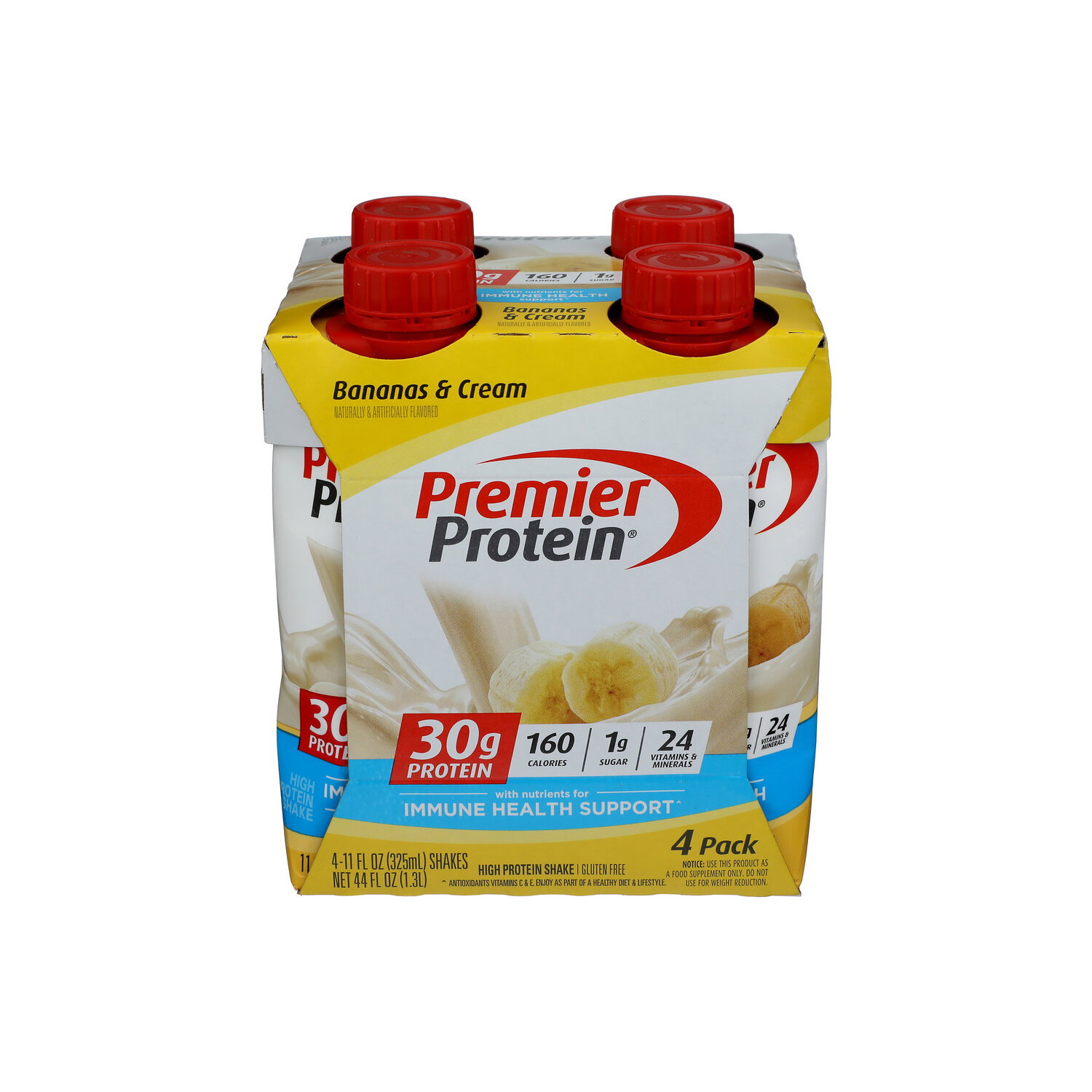 Premier Protein Shk Banana 4 - 11 Fluid Ounce - 4 Count Image 1 of 4