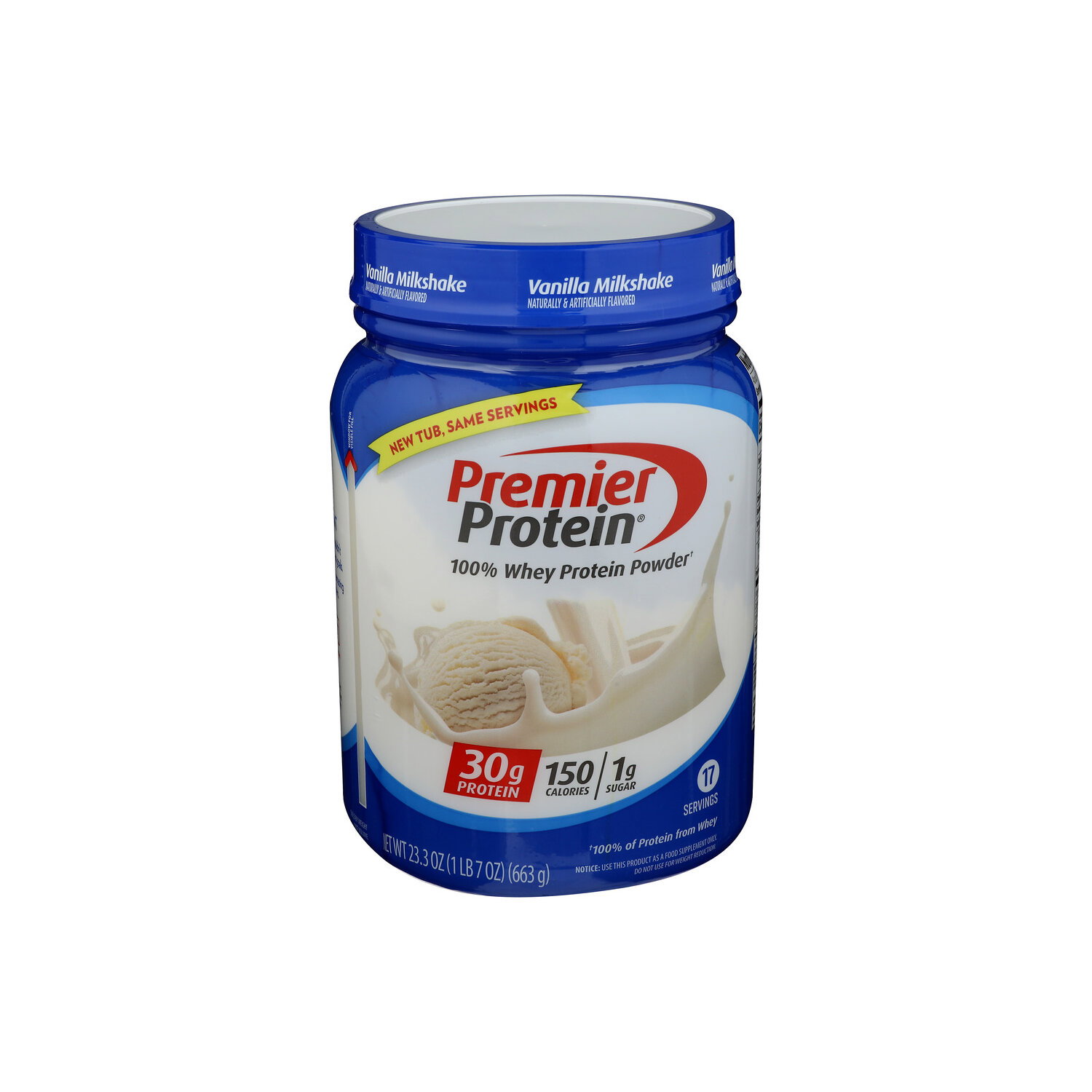 Premier Protein Powder Vanla - 23.3 Ounce Image 1 of 4