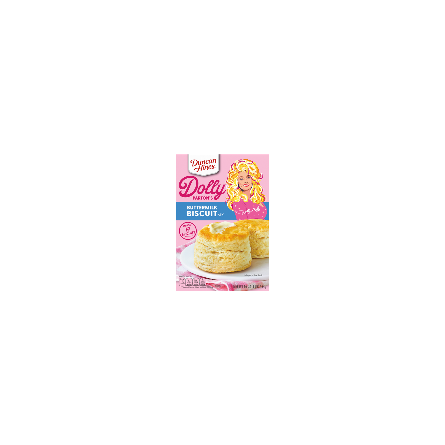 Duncan Hines Dolly Parton's Buttermilk Biscuit Mix - 16 Ounce Image 1 of 2