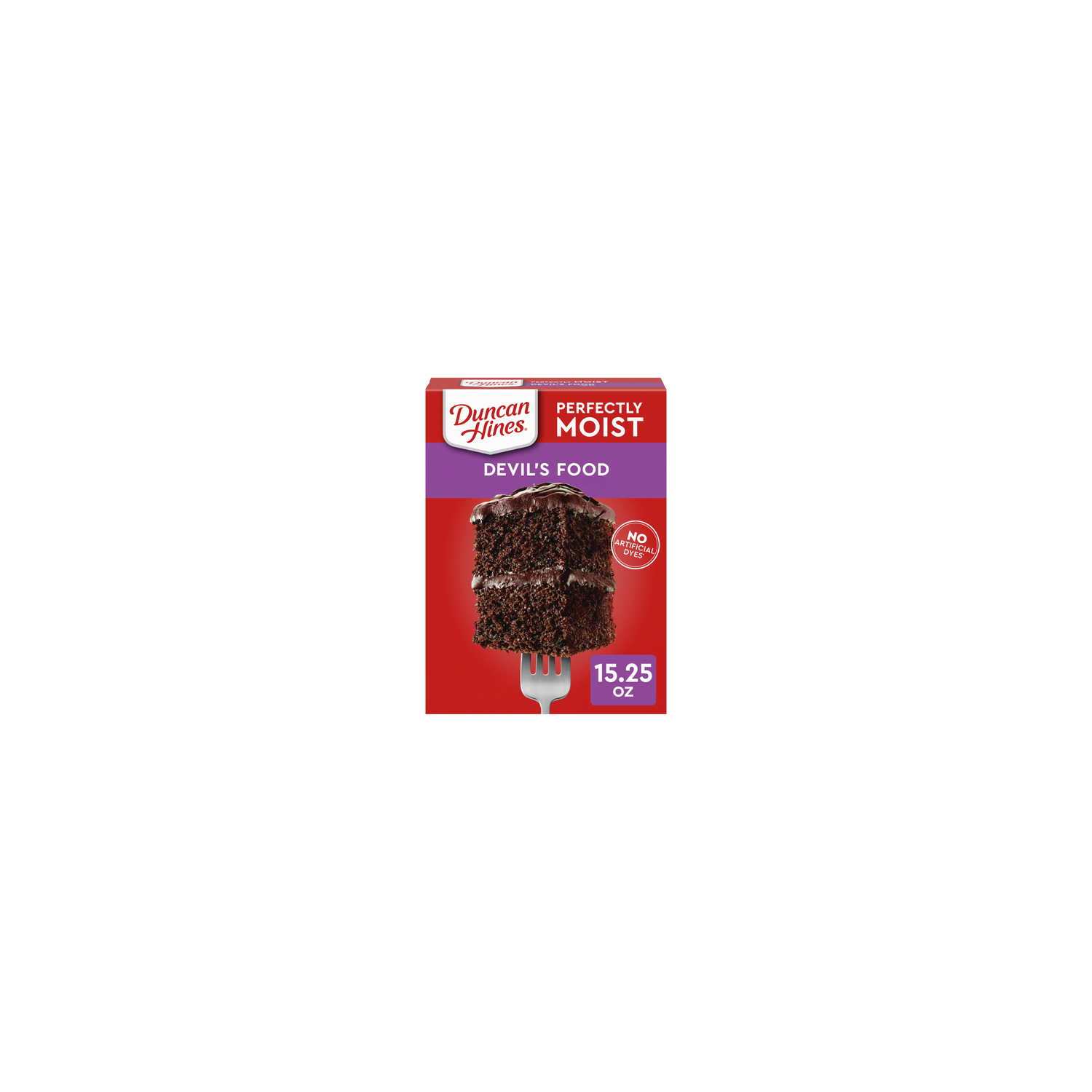 Duncan Hines Perfectly Moist Devil's Food Cake Mix - 15.25 Ounce Image 1 of 4