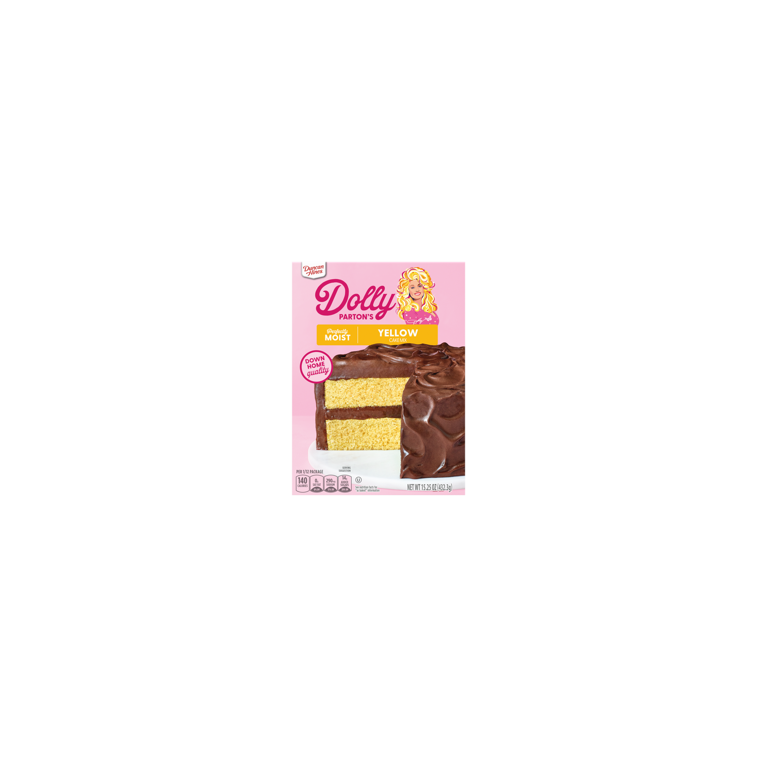 Duncan Hines Dolly Parton's Favorite Yellow Cake Mix - 15.25 Ounce Image 1 of 2