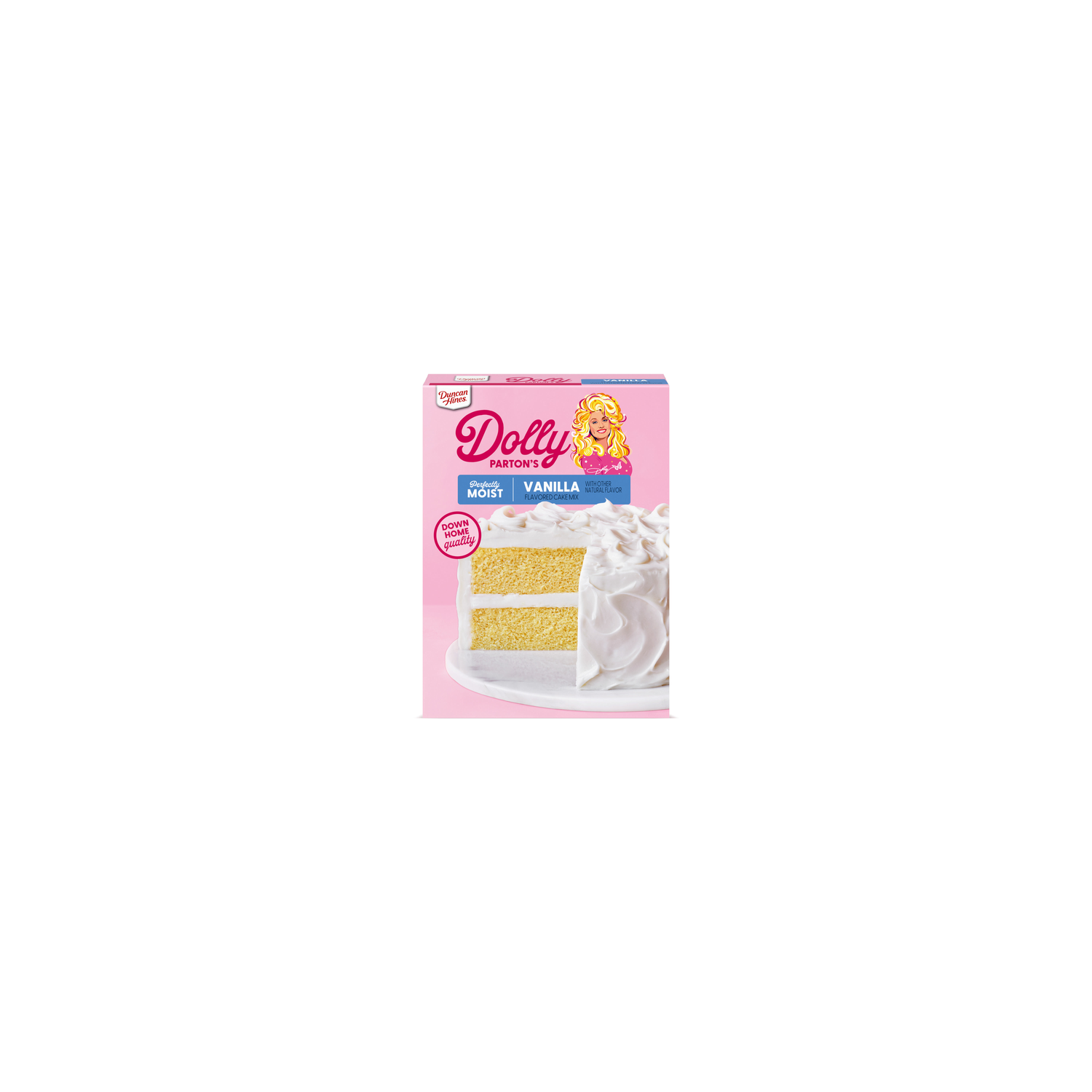 Duncan Hines Dolly Parton's Vanilla Flavored Cake Mix - 15.25 Ounce Image 1 of 4