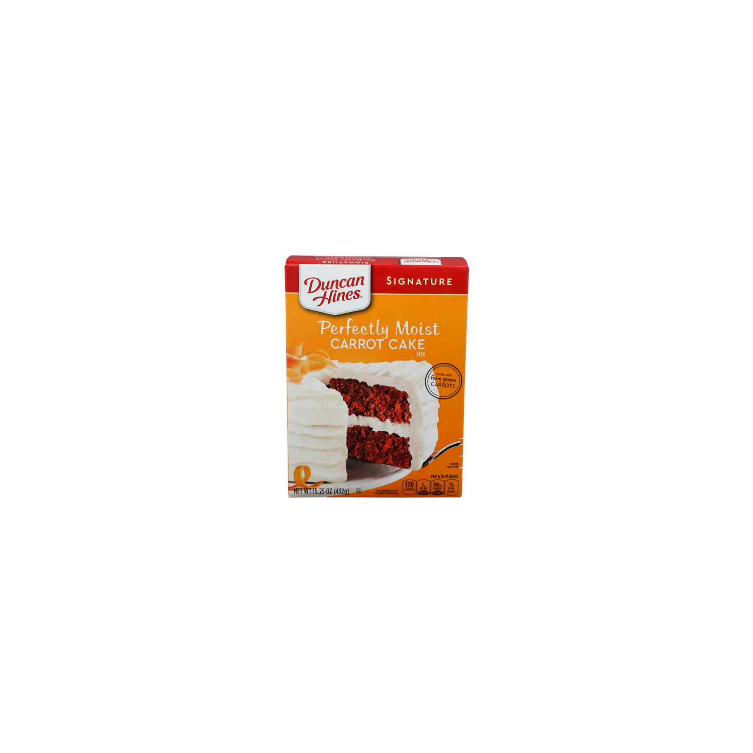 Duncan Hines Signature Carrot Cake Mix - 15.25 Ounce Image 1 of 4