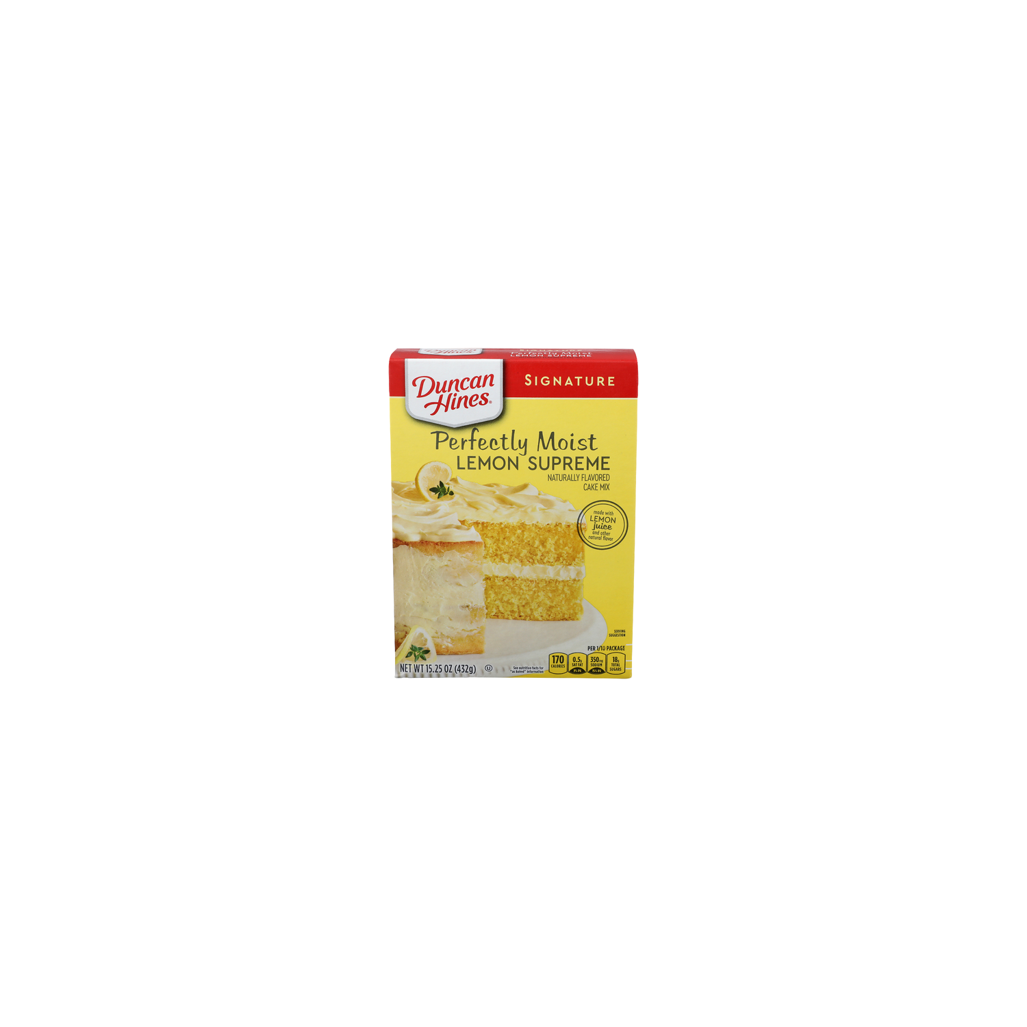 Duncan Hines Signature Lemon Supreme Cake Mix - 15.25 Ounce Image 1 of 4