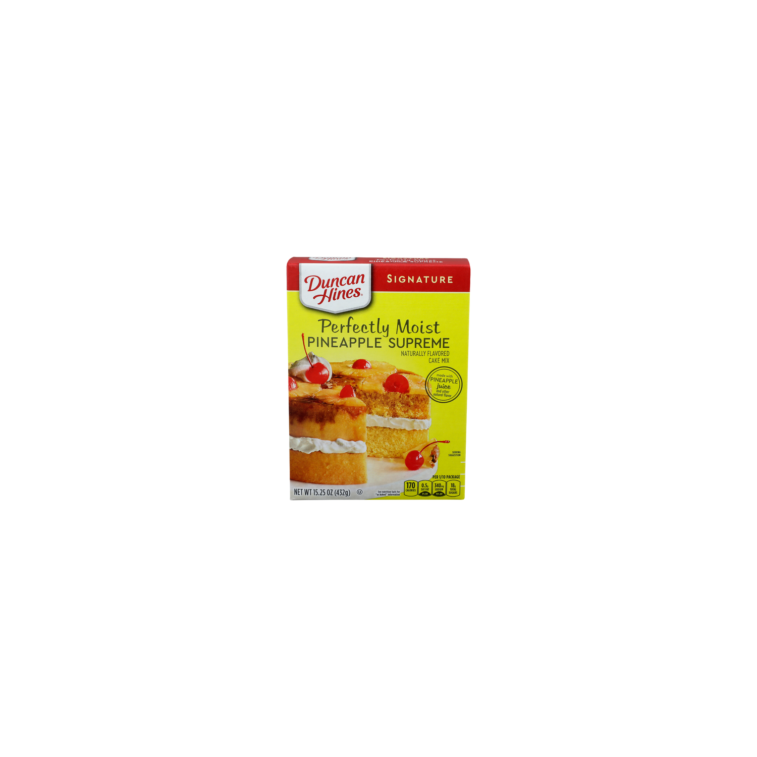 Duncan Hines Signature Pineapple Supreme Cake Mix - 15.25 Ounce Image 1 of 4