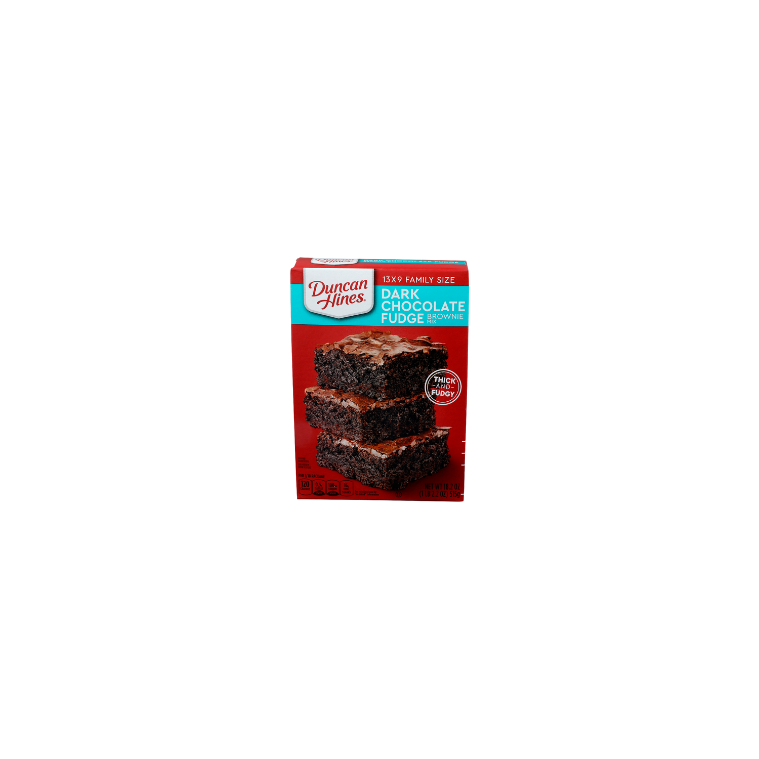 Duncan Hines Dark Chocolate Fudge Brownie Mix - 18.2 Ounce Image 1 of 4