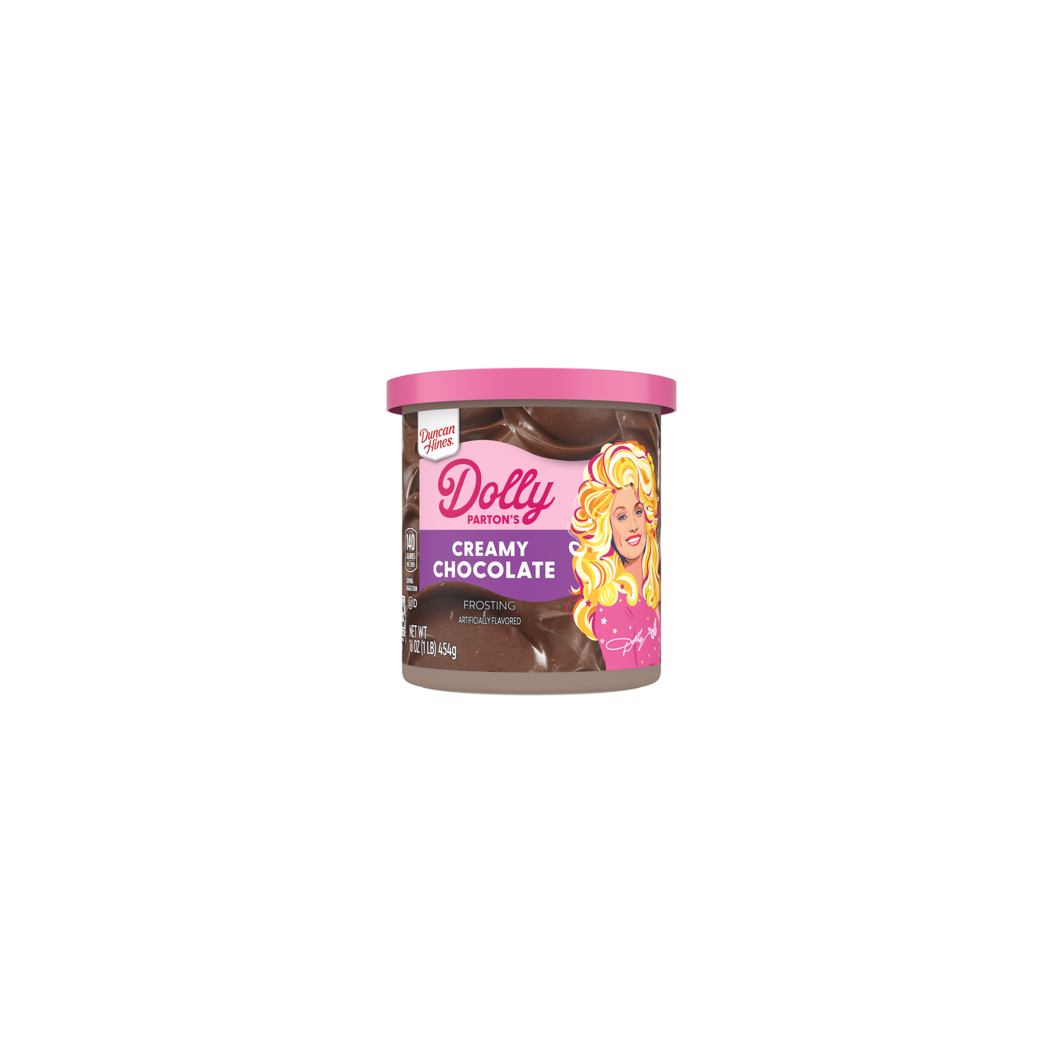 Duncan Hines Dolly Parton's Favorite Chocolate Buttercream Flavored Cake Frosting - 16 Ounce Image 1 of 2